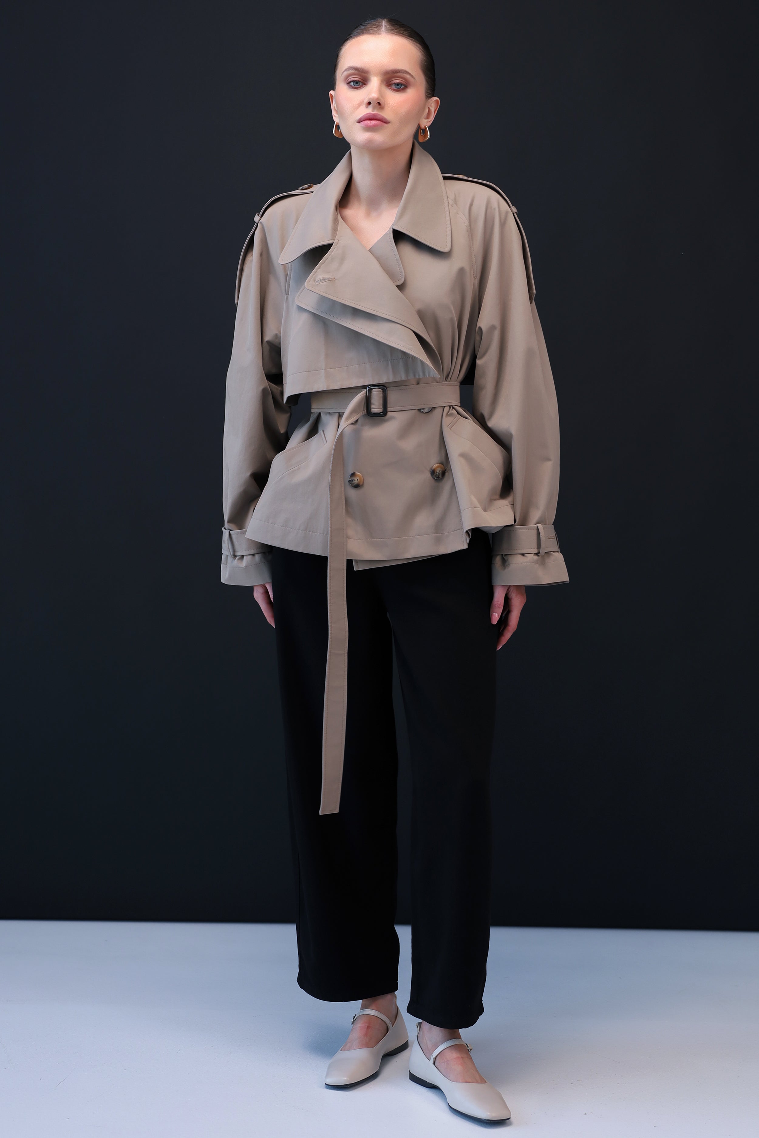 Тренч MILANO / бежевий