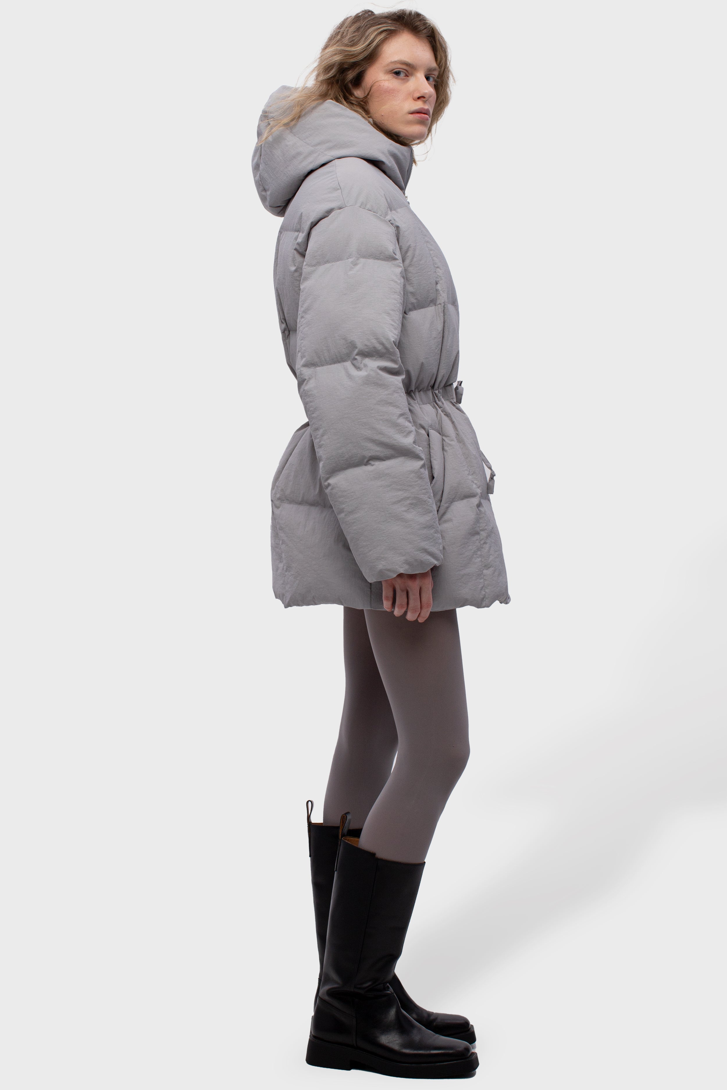 RONNE puffer jacket in grey
