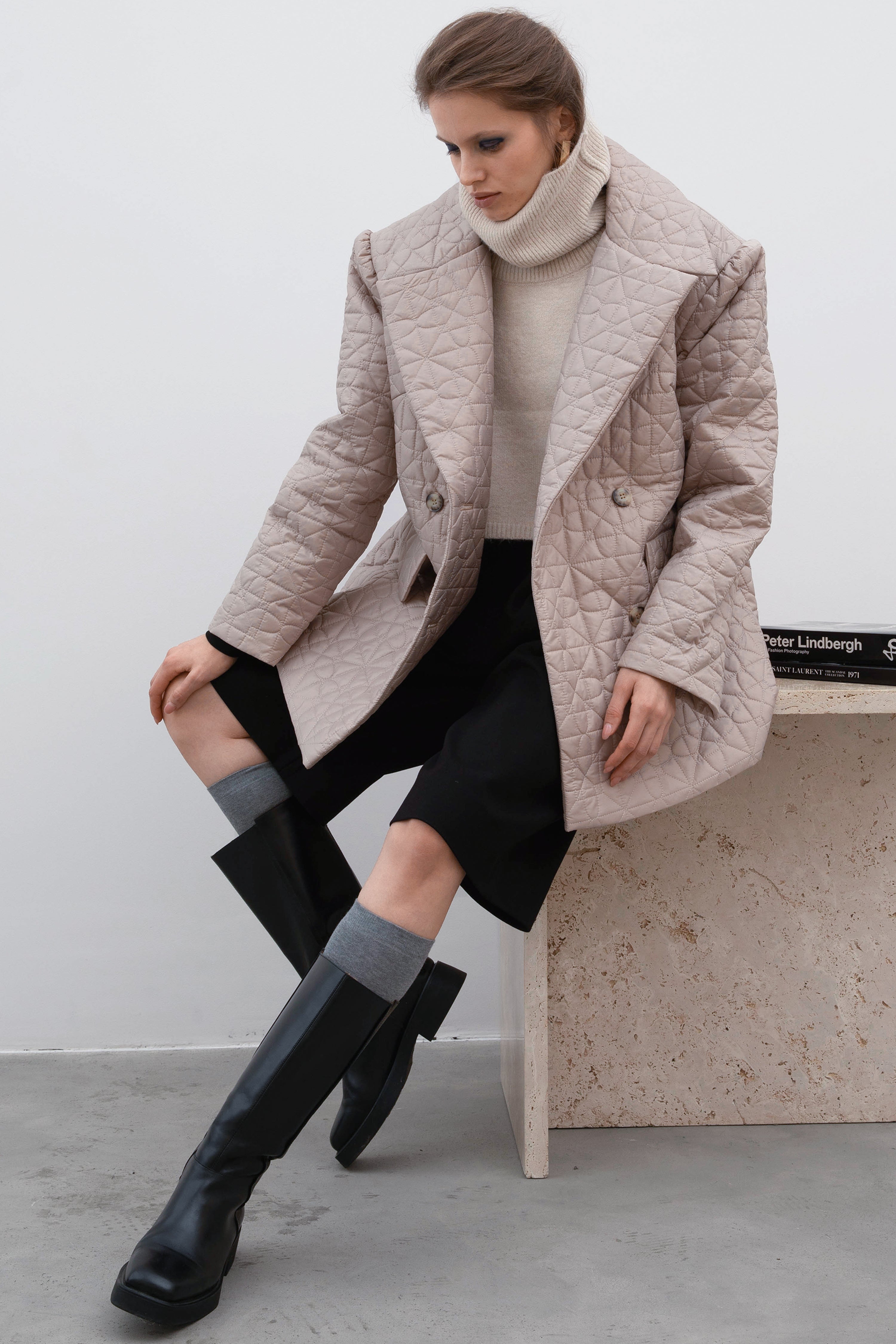 LINDA jacket in ivory