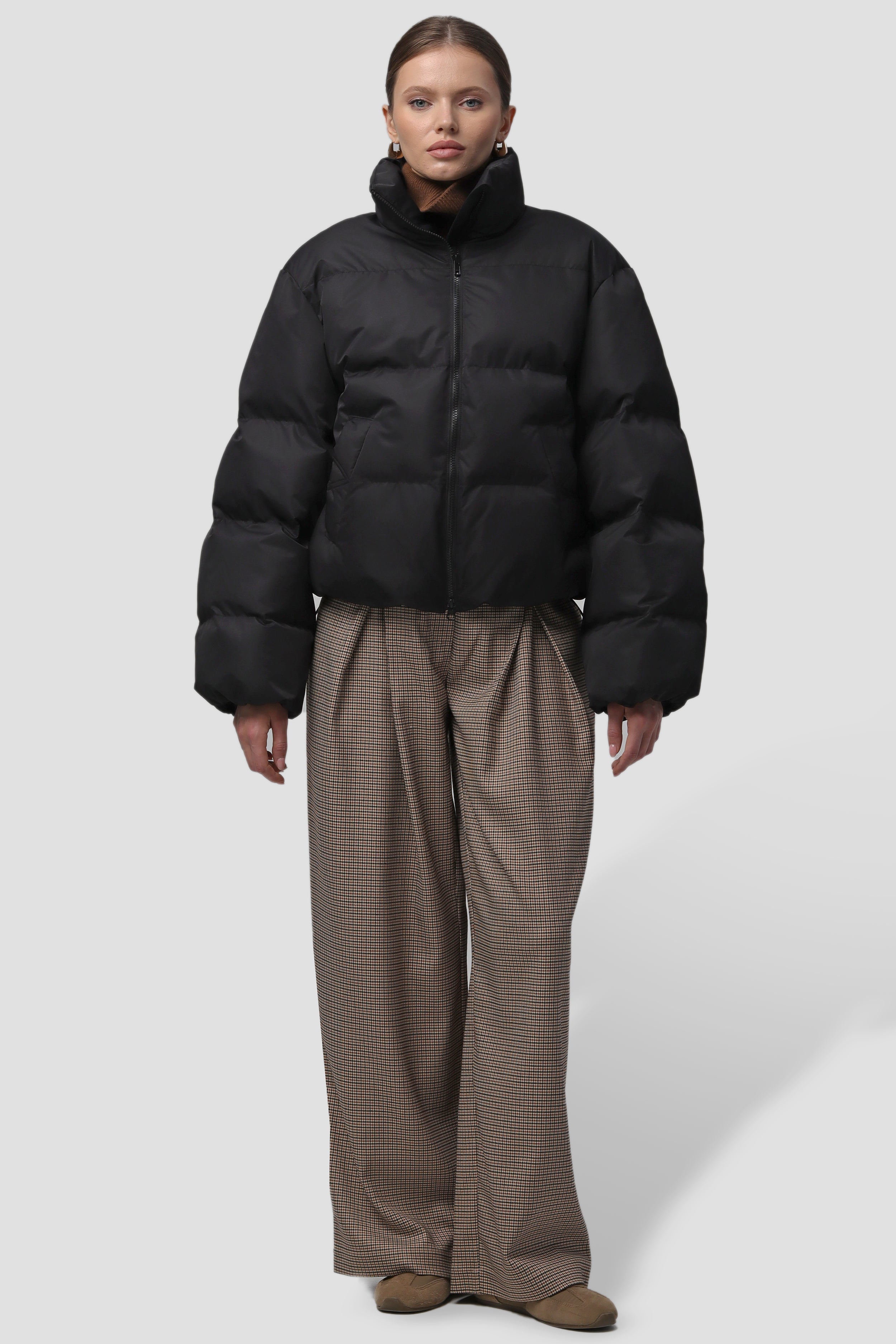 MORITZ puffer jacket in black