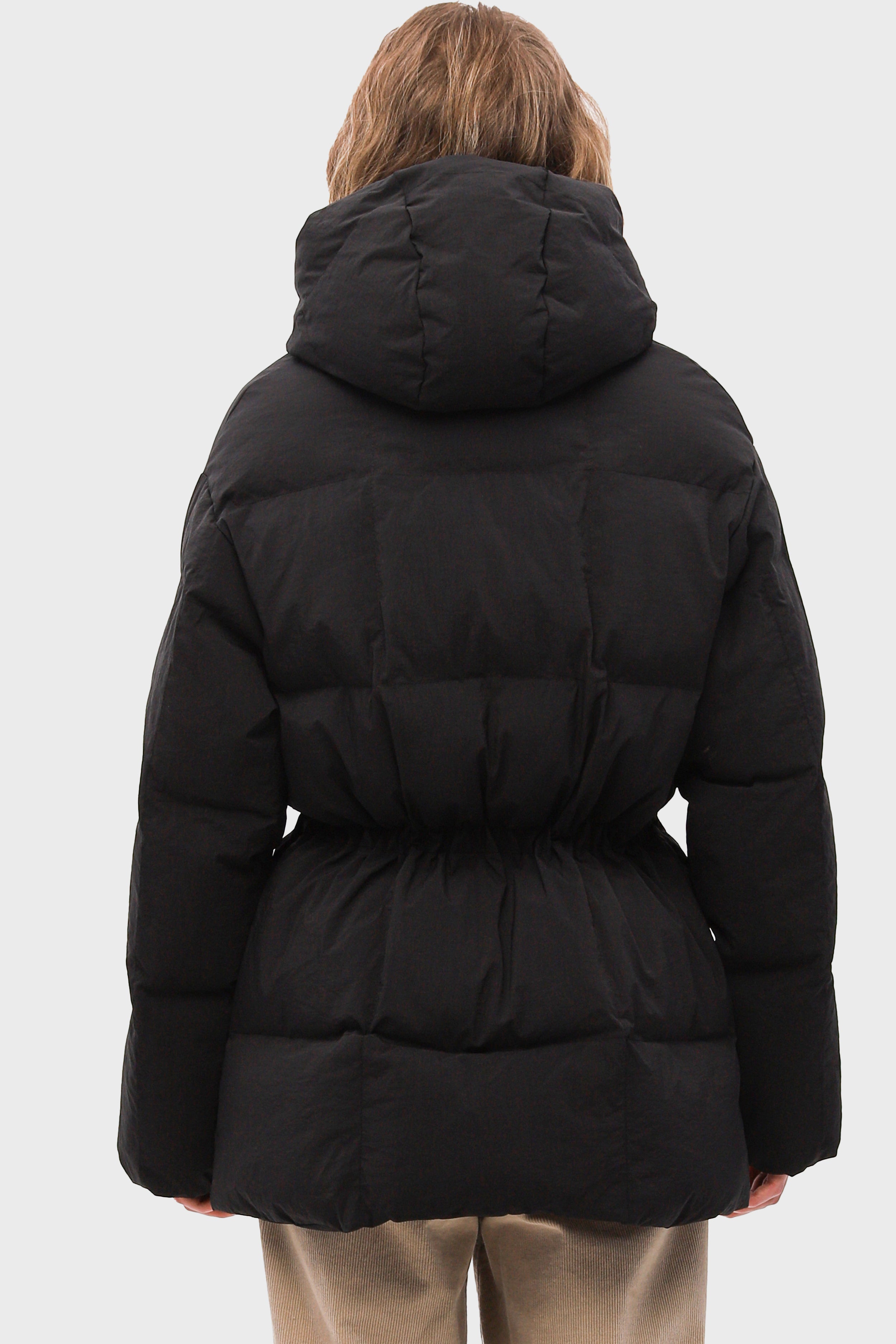 RONNE puffer jacket in black