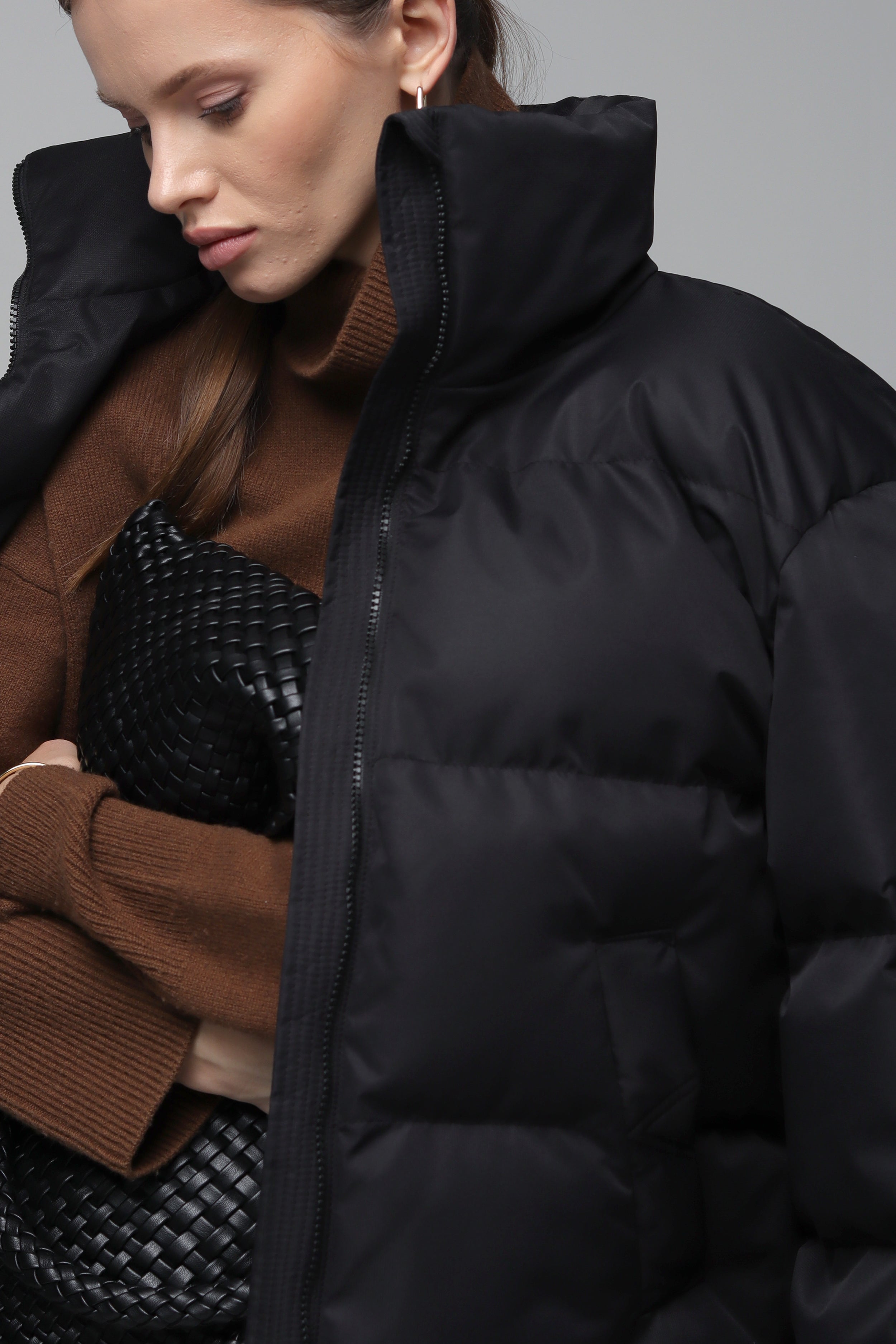 MORITZ puffer jacket in black