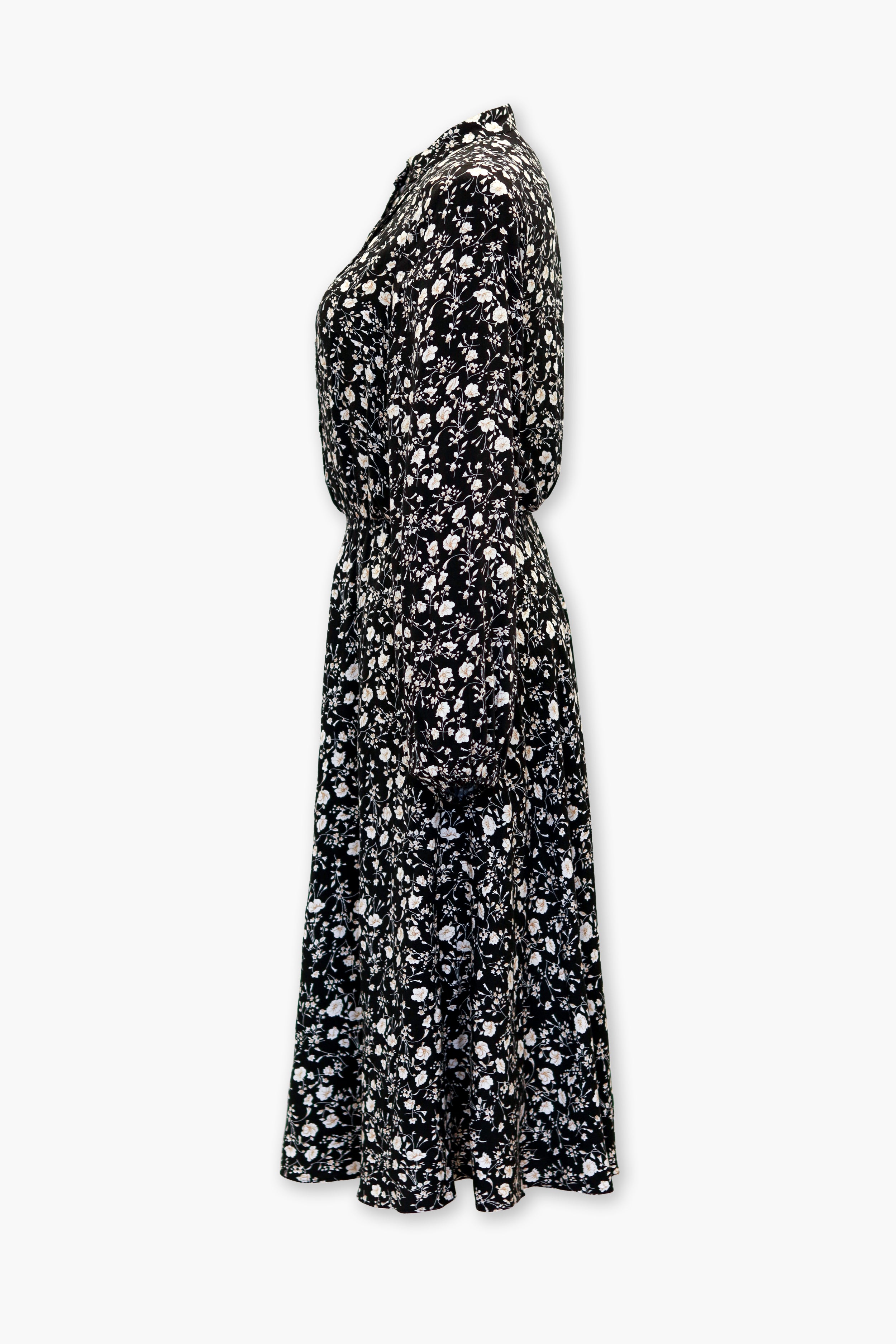 CHLOE midi dress in black