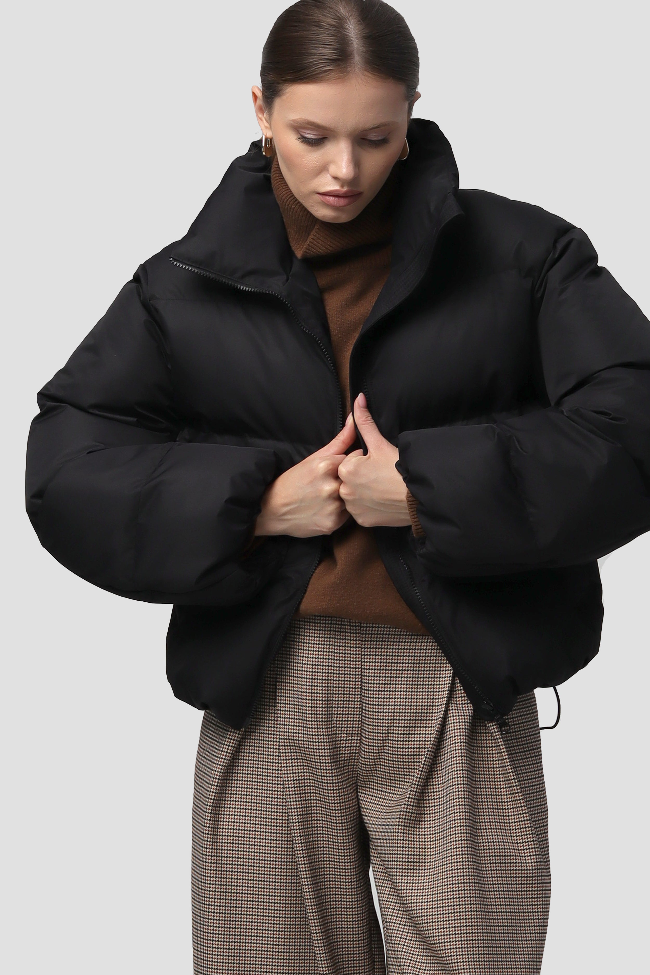 MORITZ puffer jacket in black