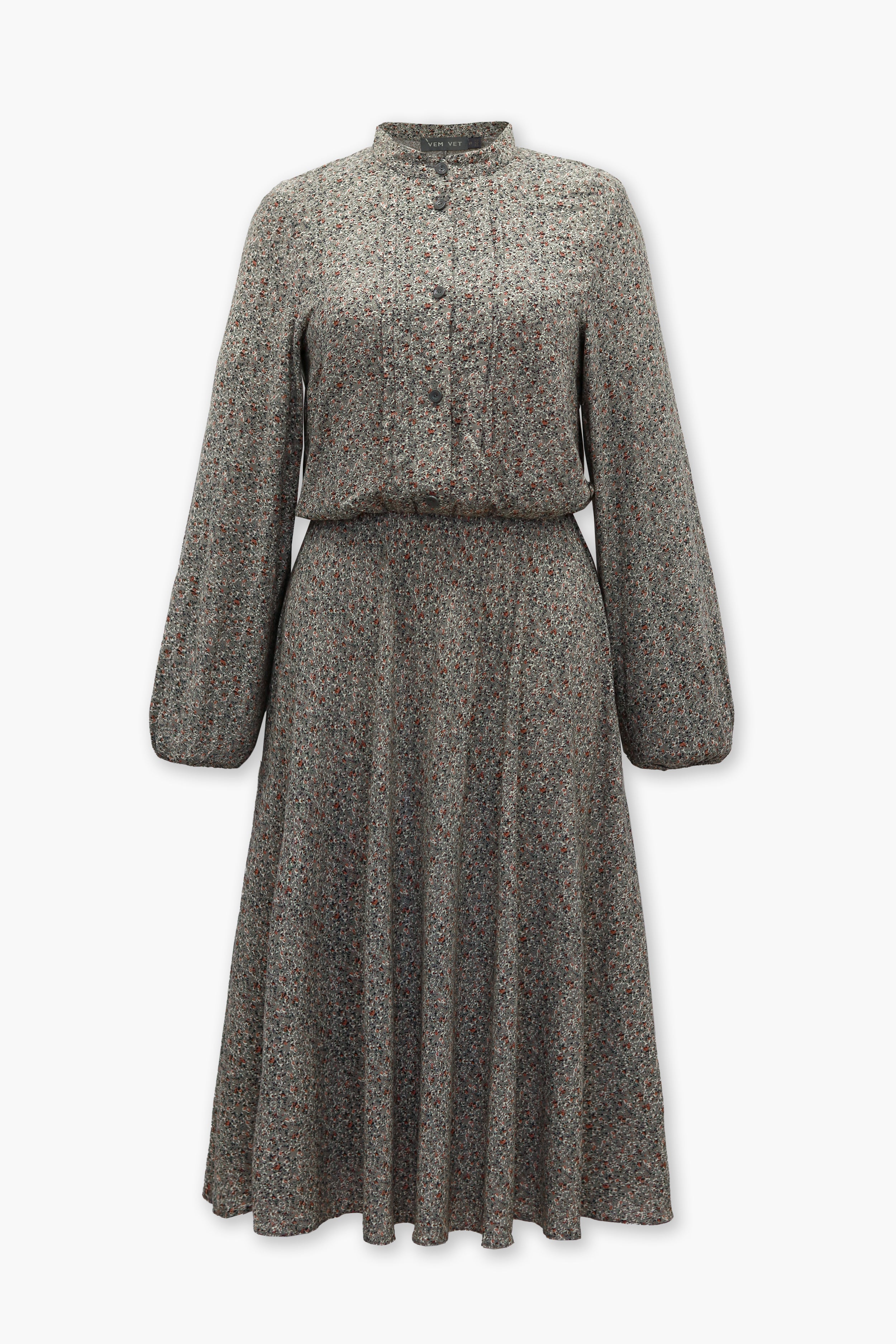 CHLOE midi dress in grey