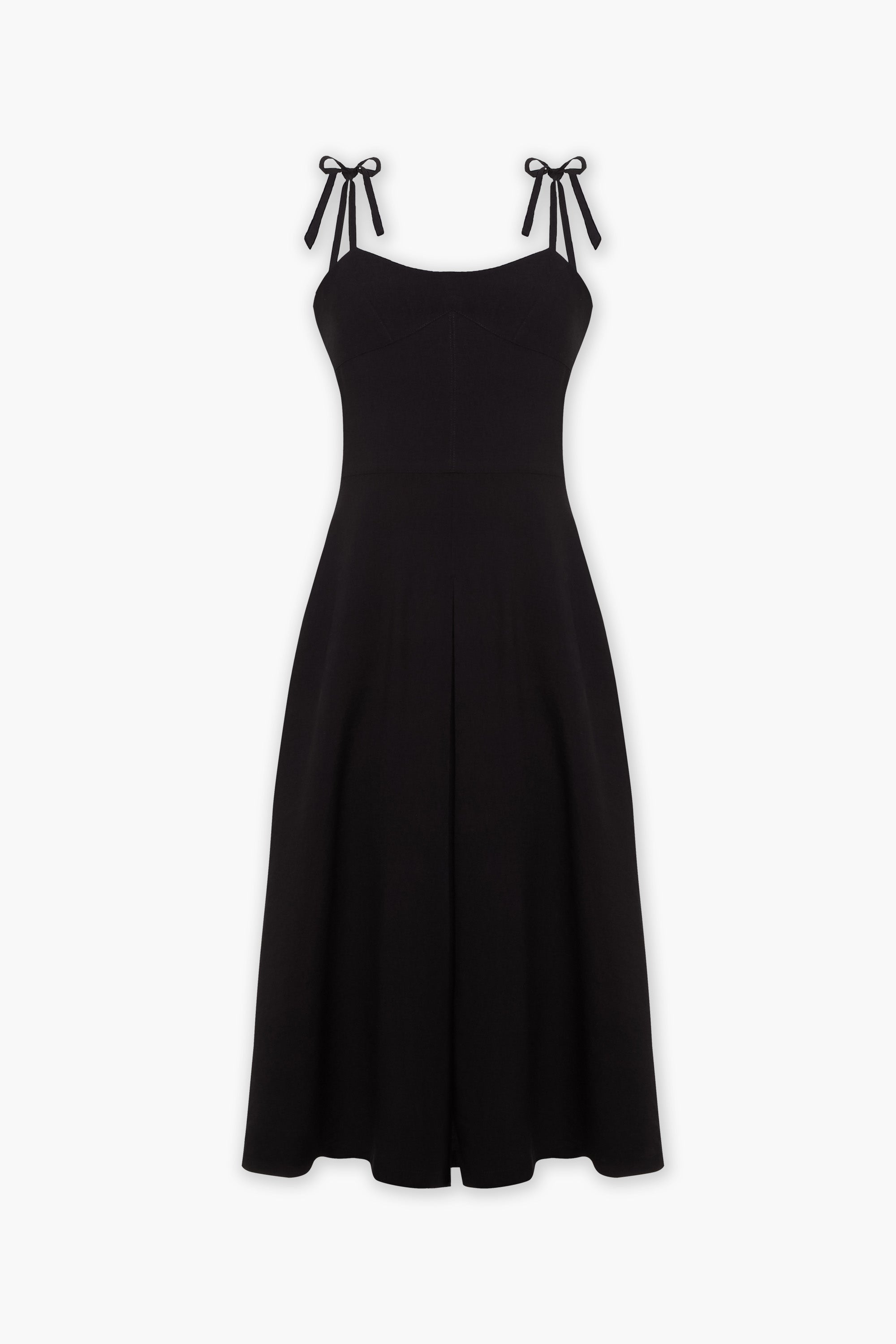 tilda knit dress midi in black Size:28(4YEARS) Blue Square Neck A STYLE-STRAPLESS