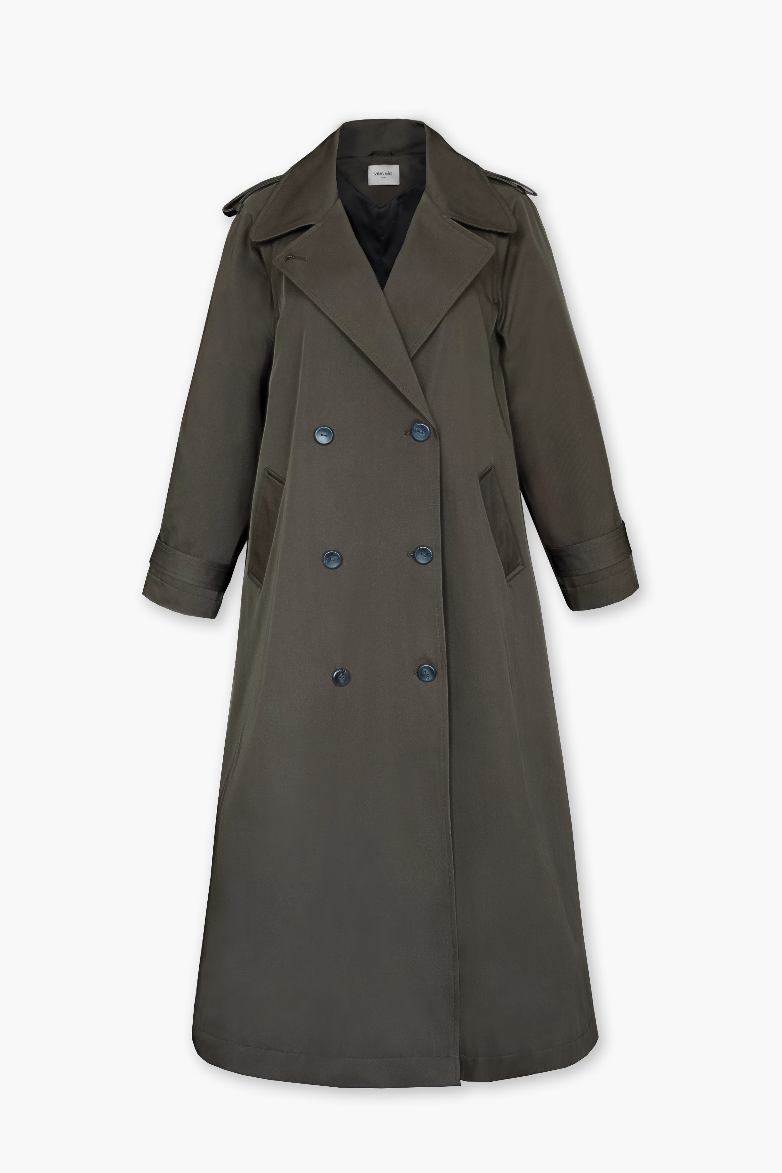 AMSTERDAM trench coat in khaki