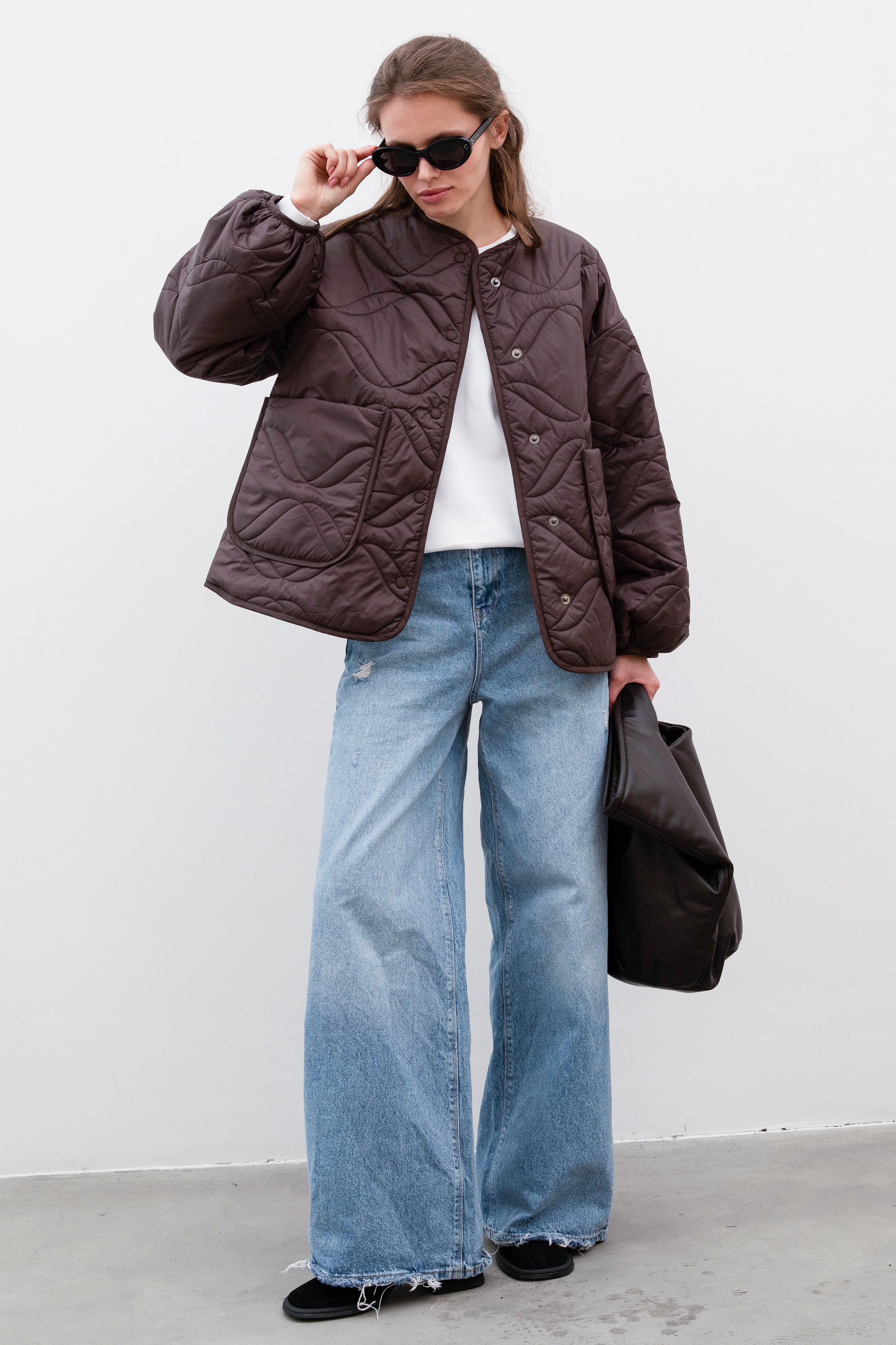 MARIA jacket in deep red wine
