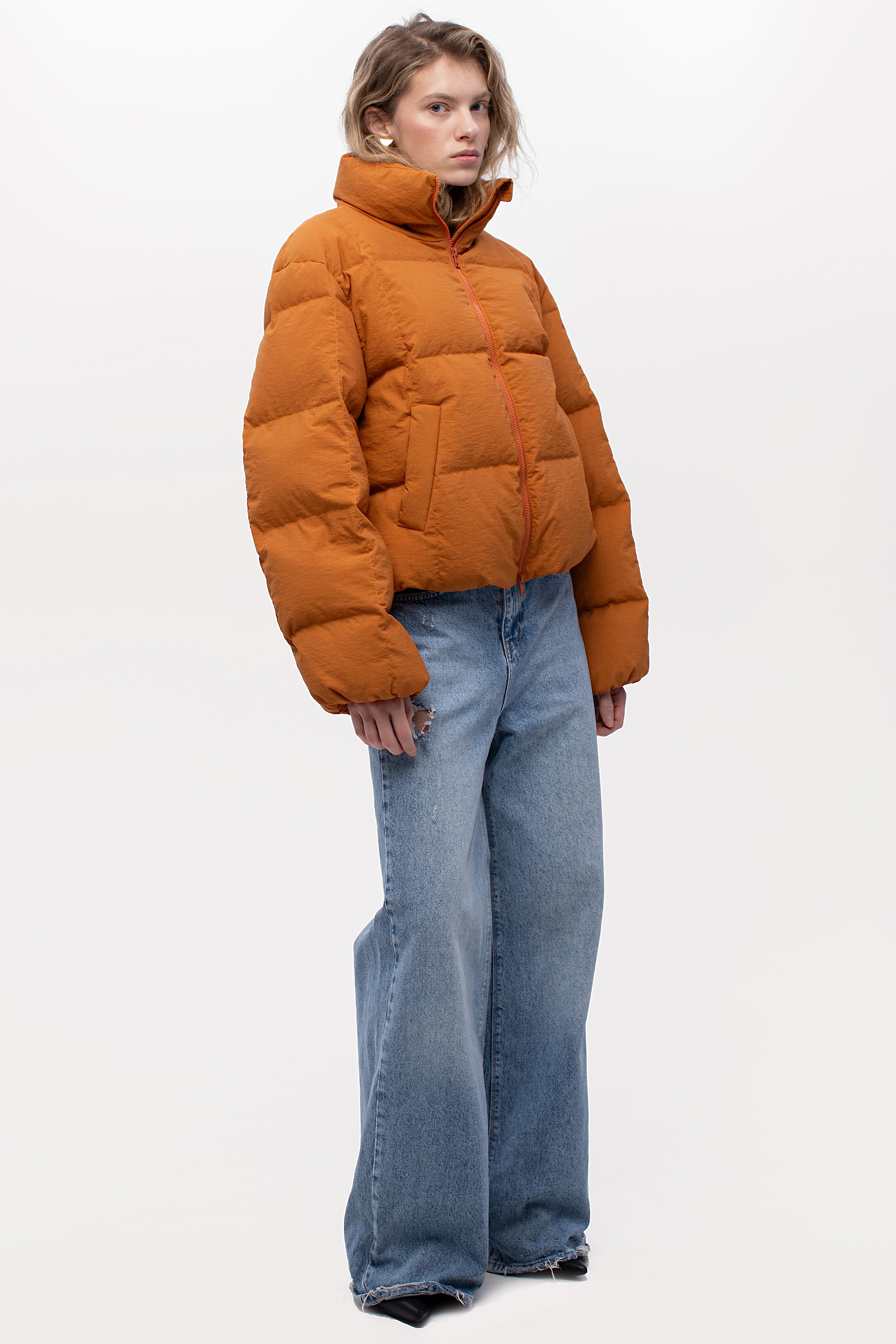 NORDEN down jacket in ocher