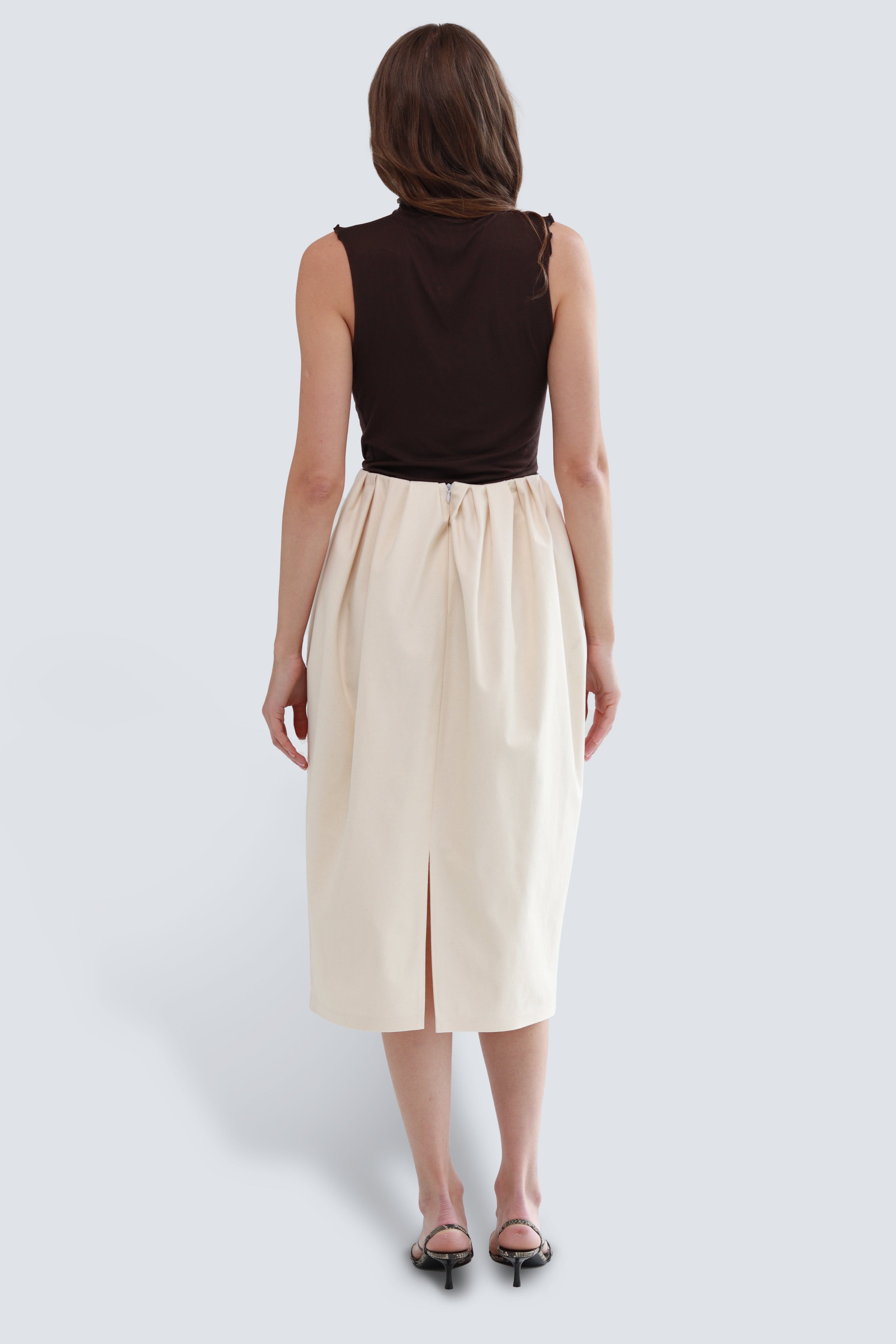NAOMI bubble skirt in ivory