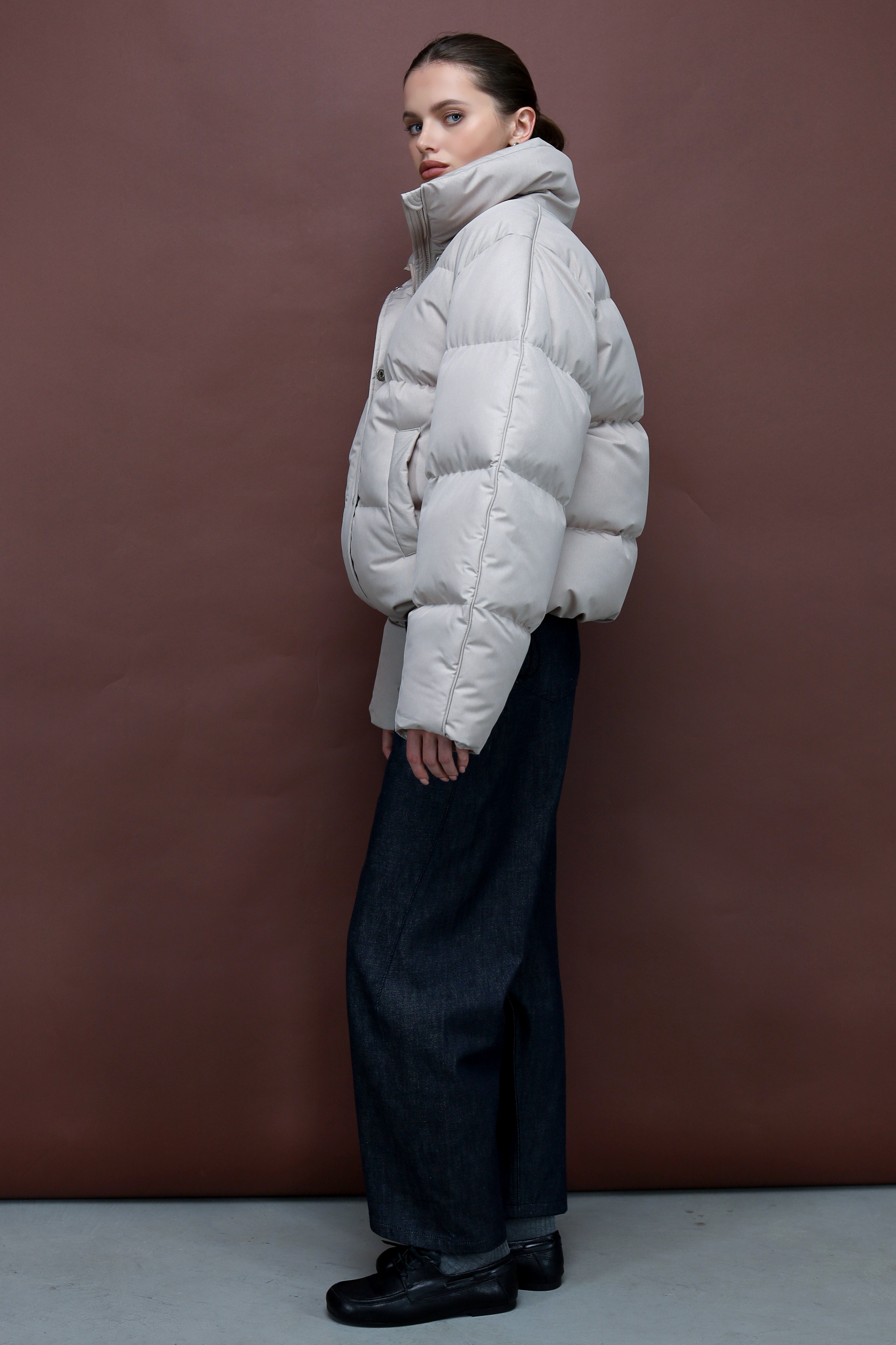 Пуховик VOSS / пісочний