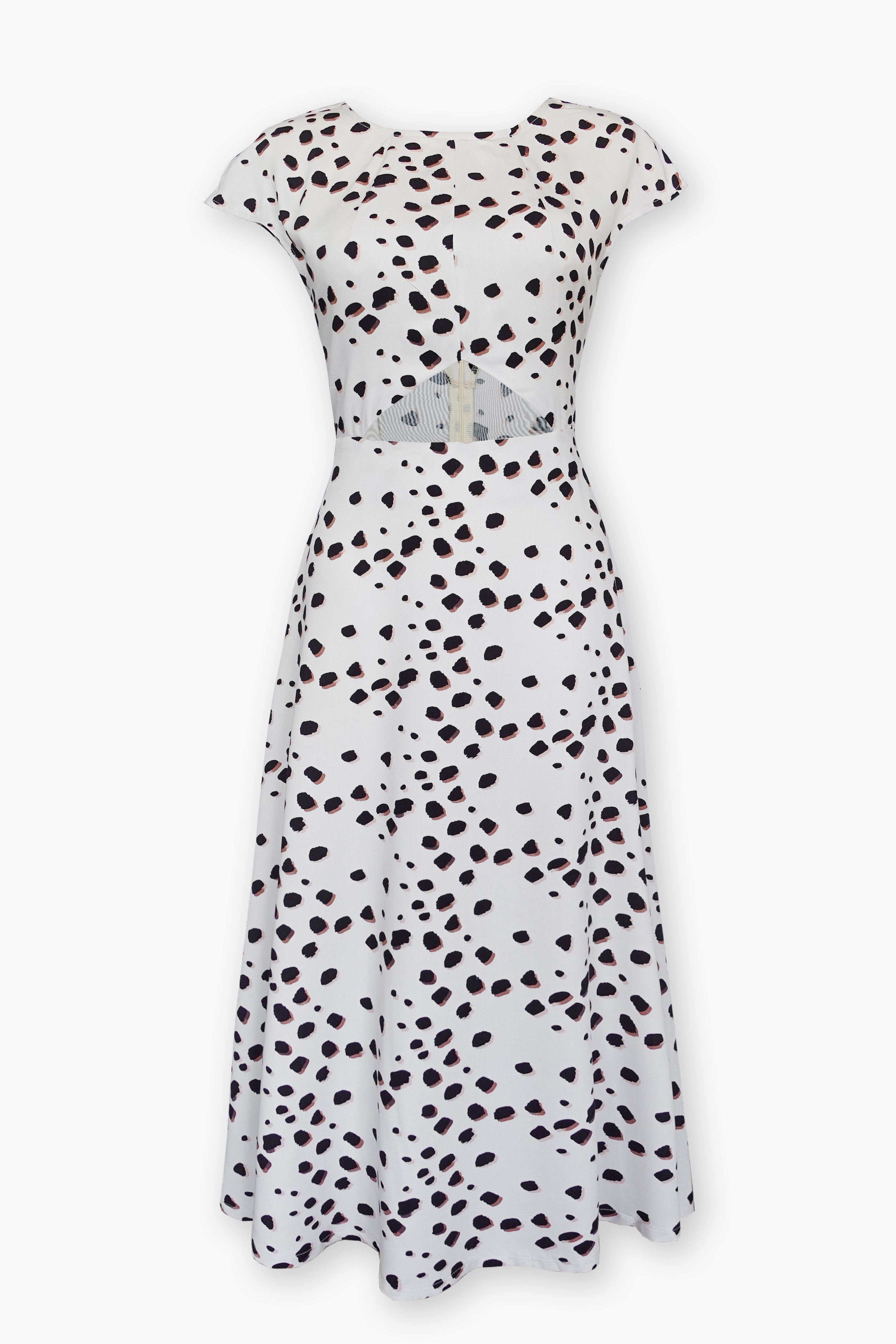EMILY midi dress in milk