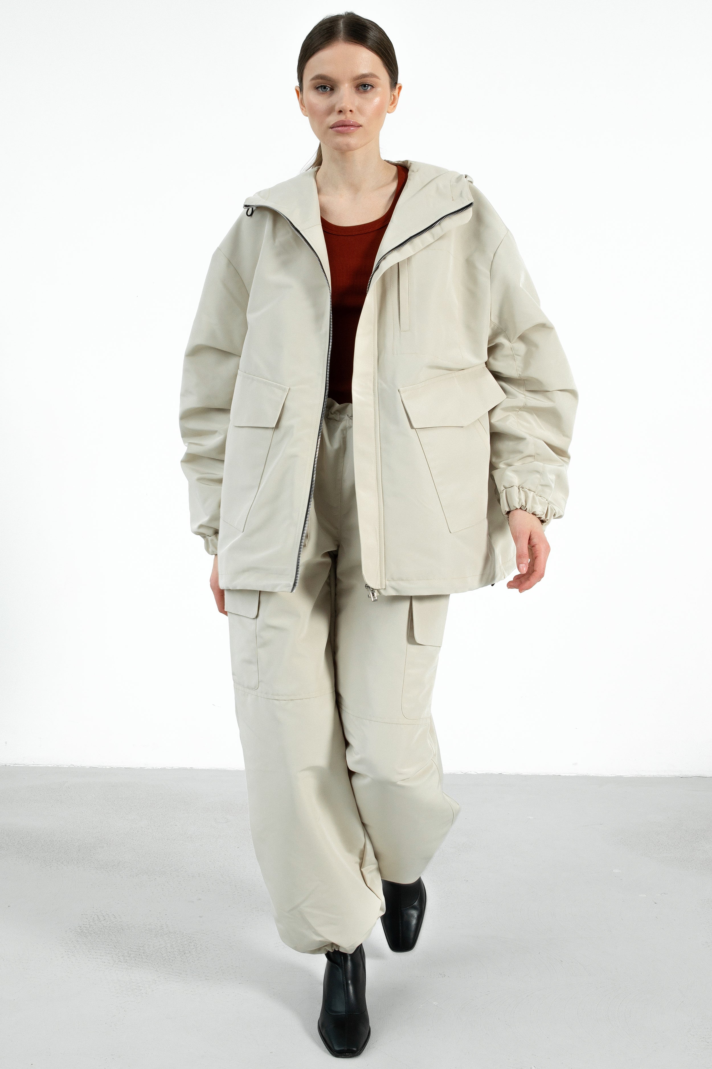 RAIN jacket in butter