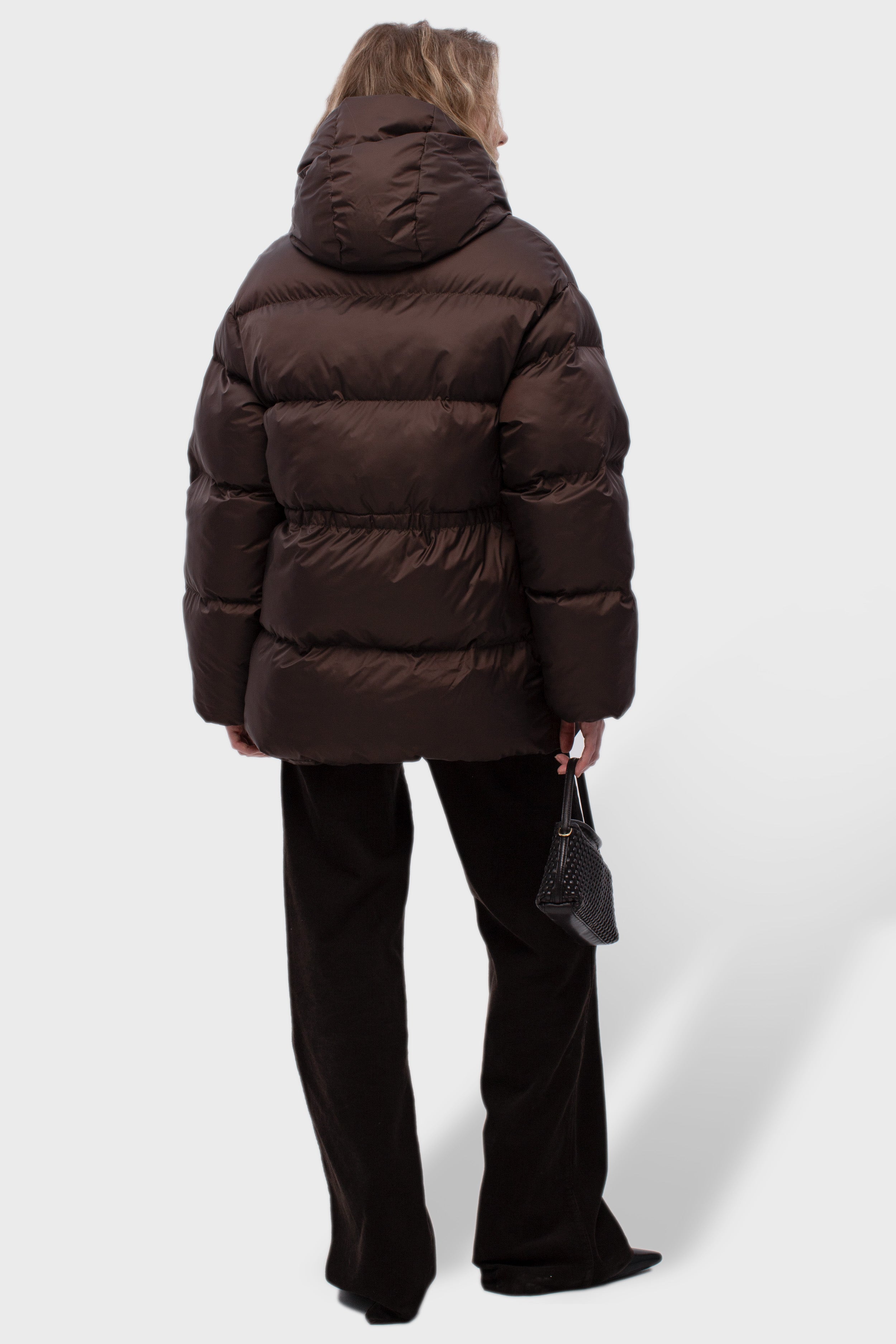 ORESUND puffer in chocolate
