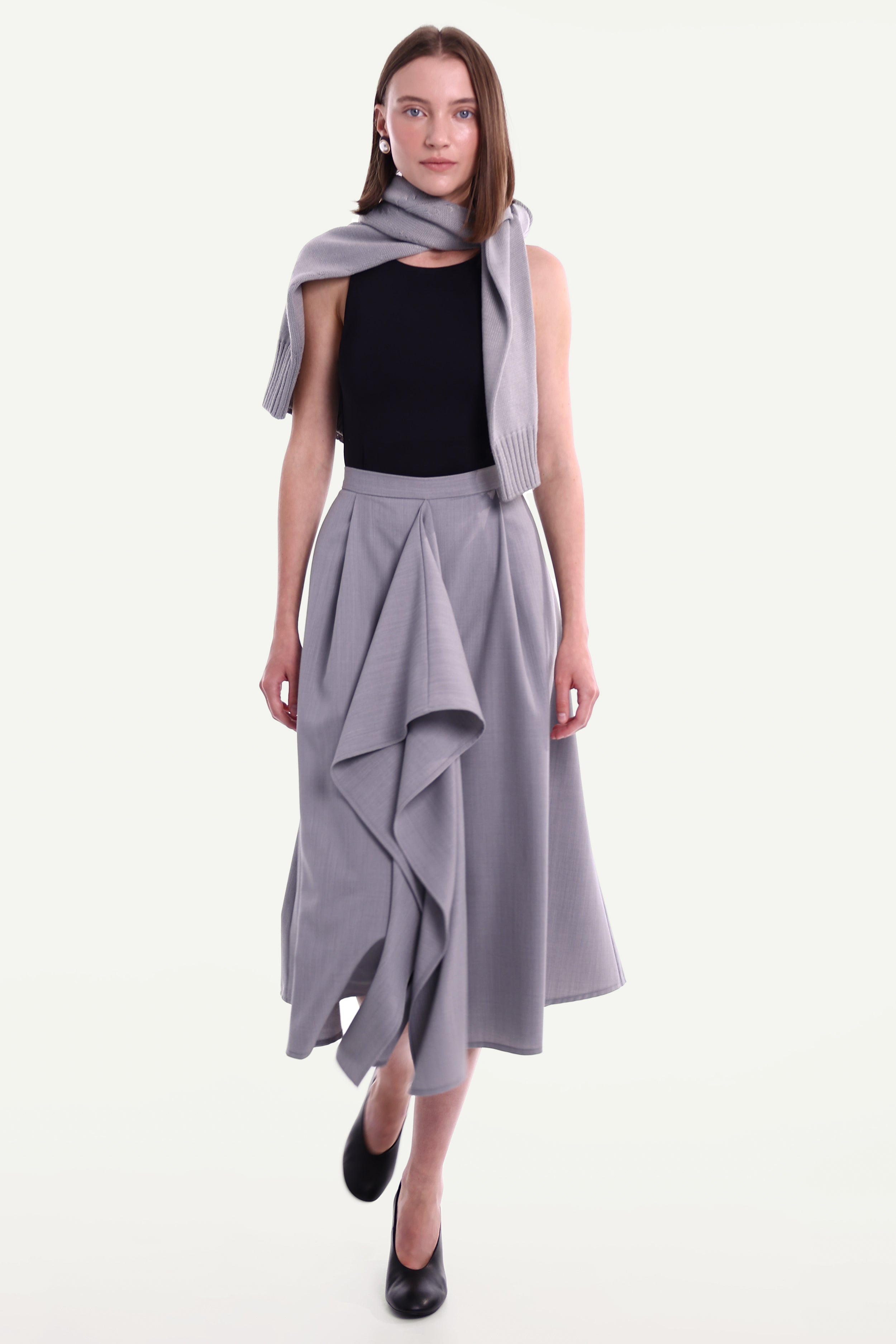 RINA skirt in grey