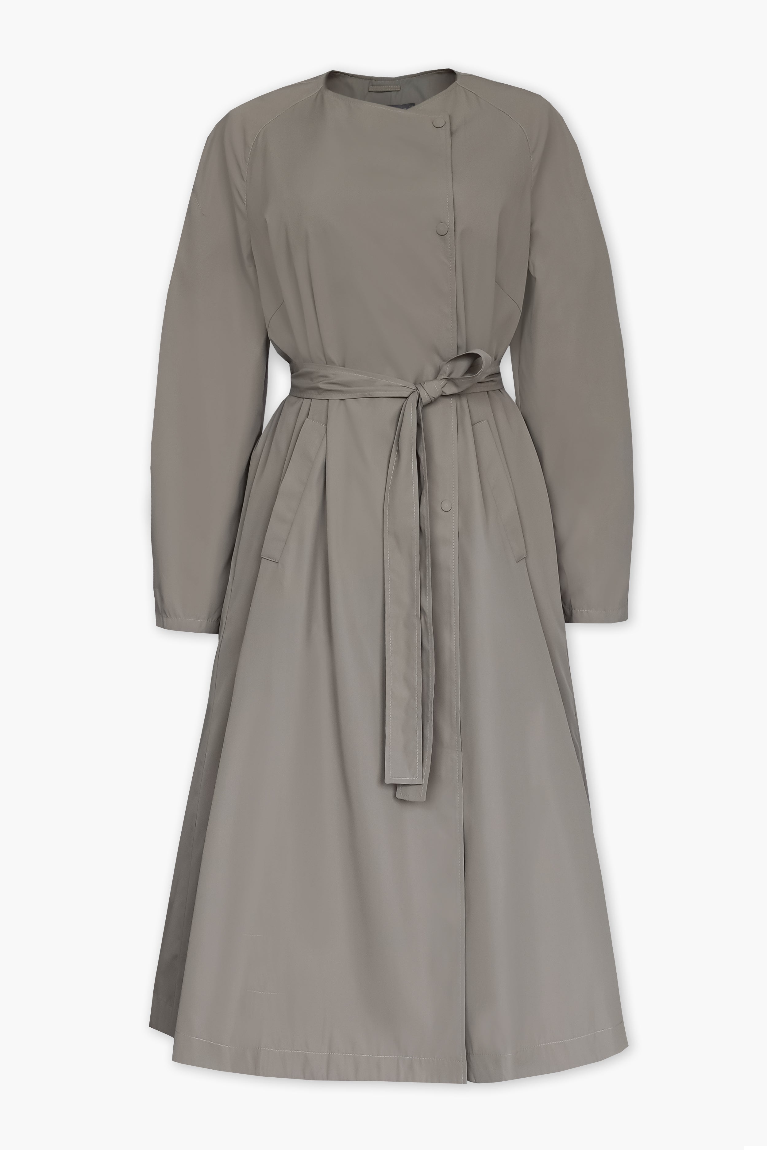 HAMPTONS summer coat in taupe