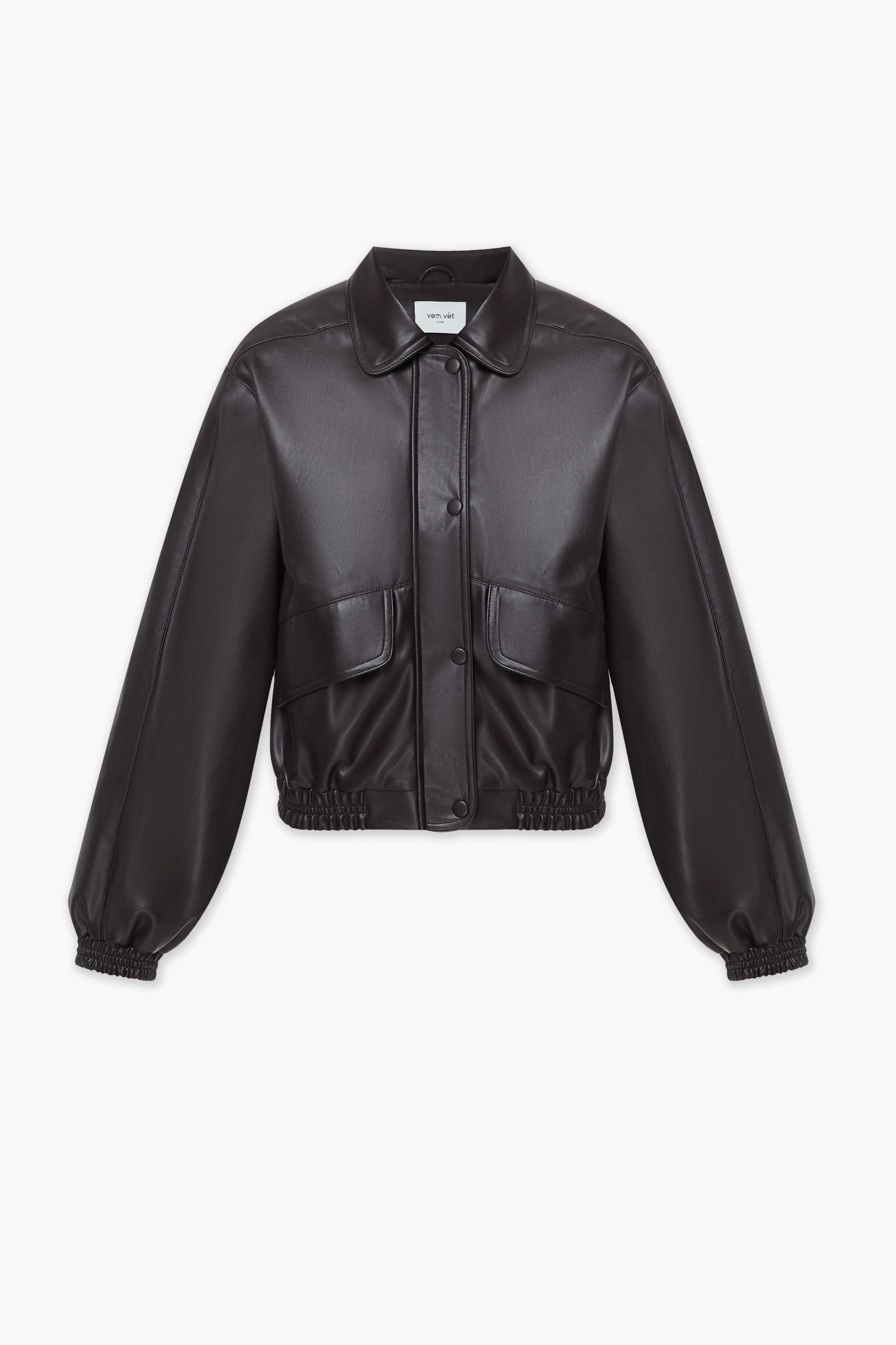 CHICAGO bomber jacket in dark chocolate