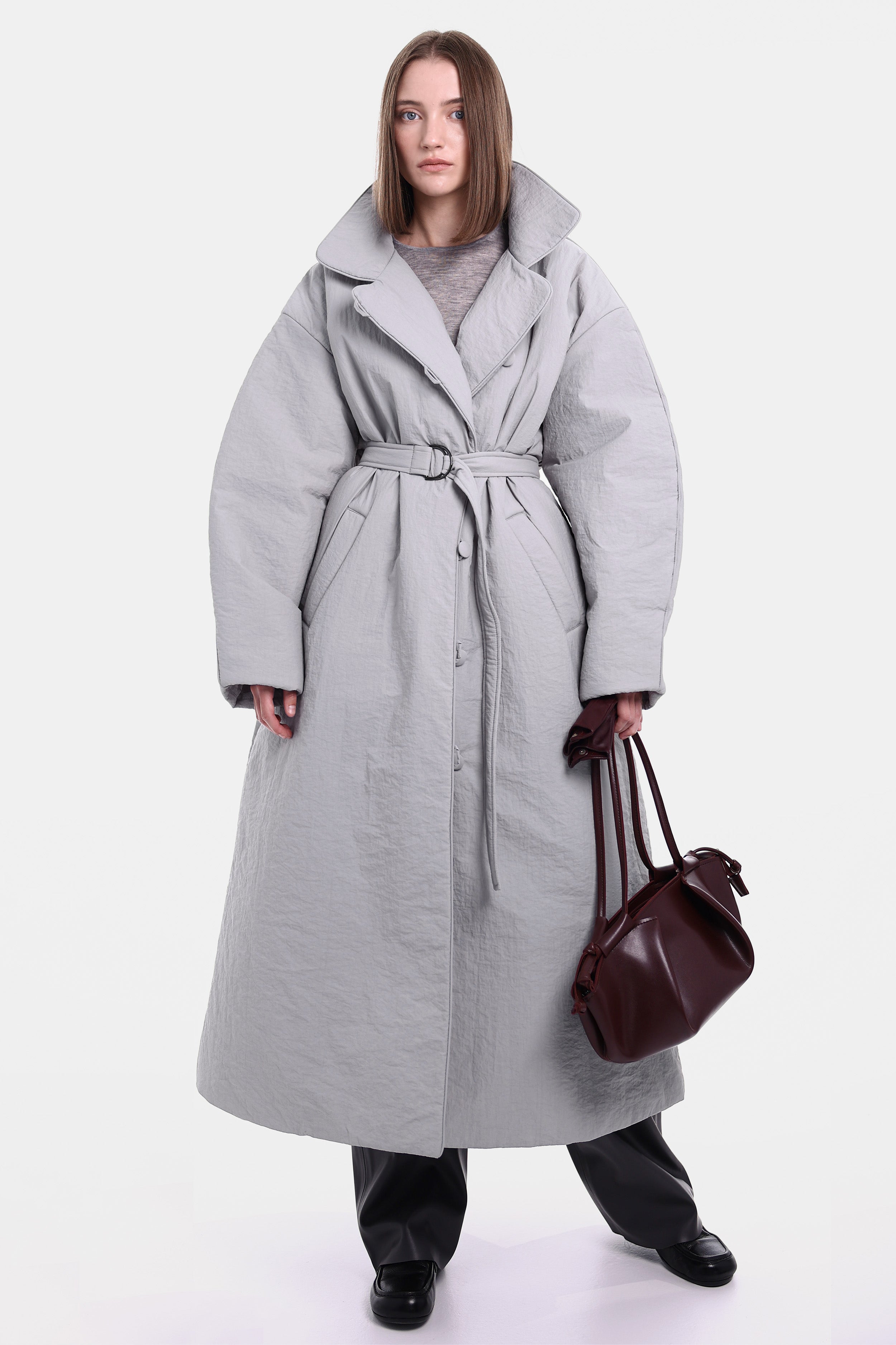 OSAKA coat in grey
