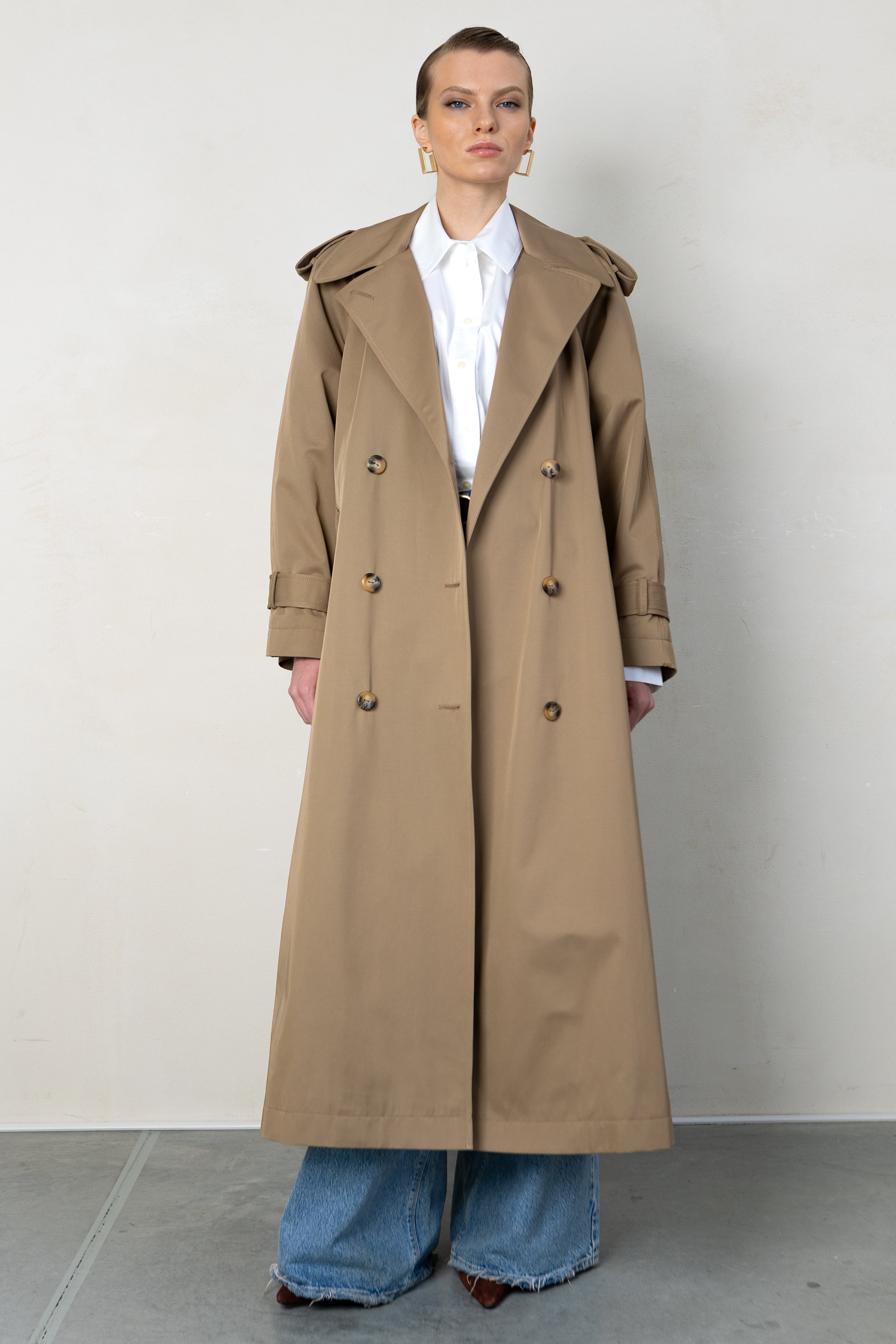 AMSTERDAM trench coat in beige