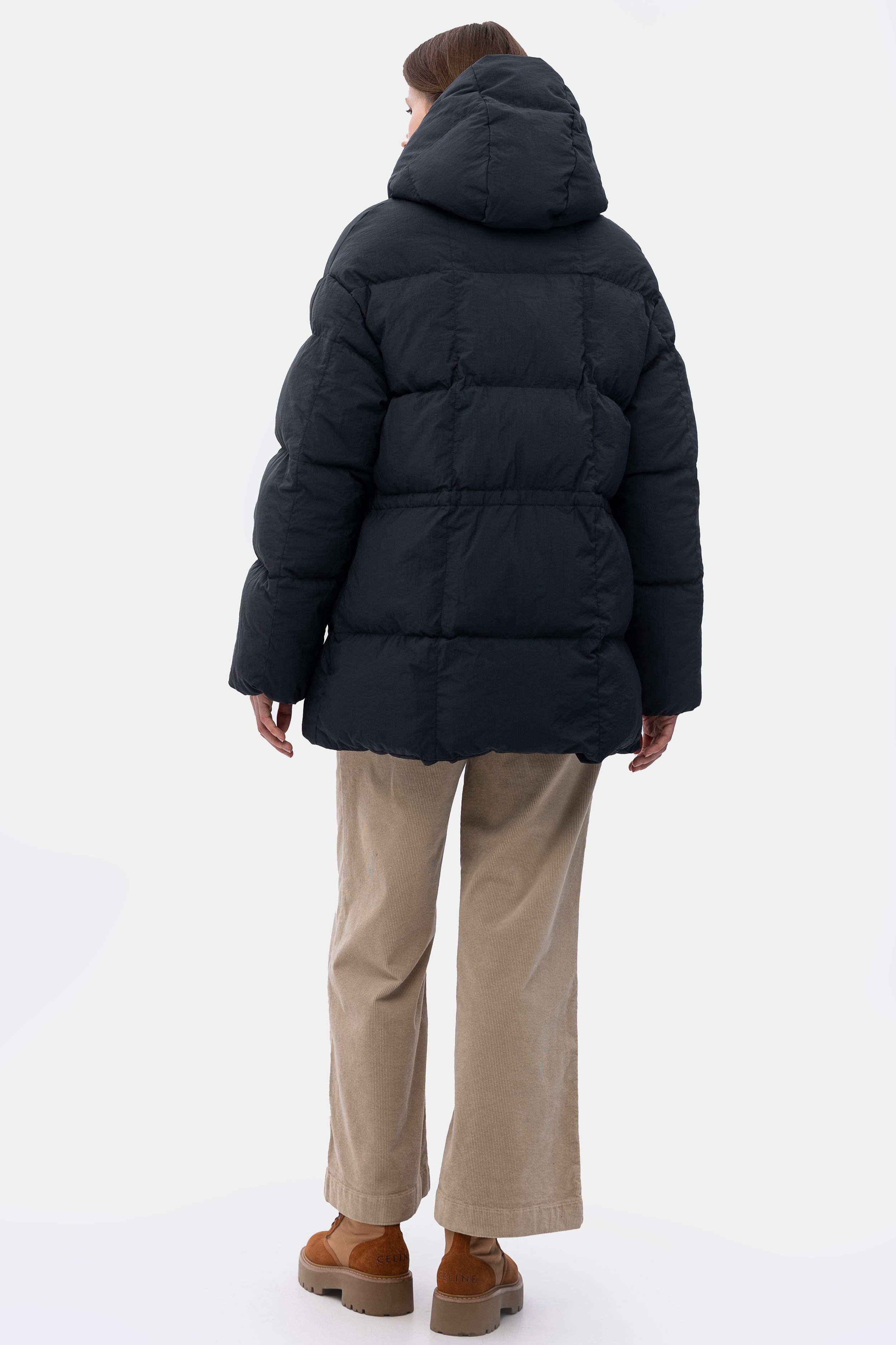 RONNE puffer jacket in graphite