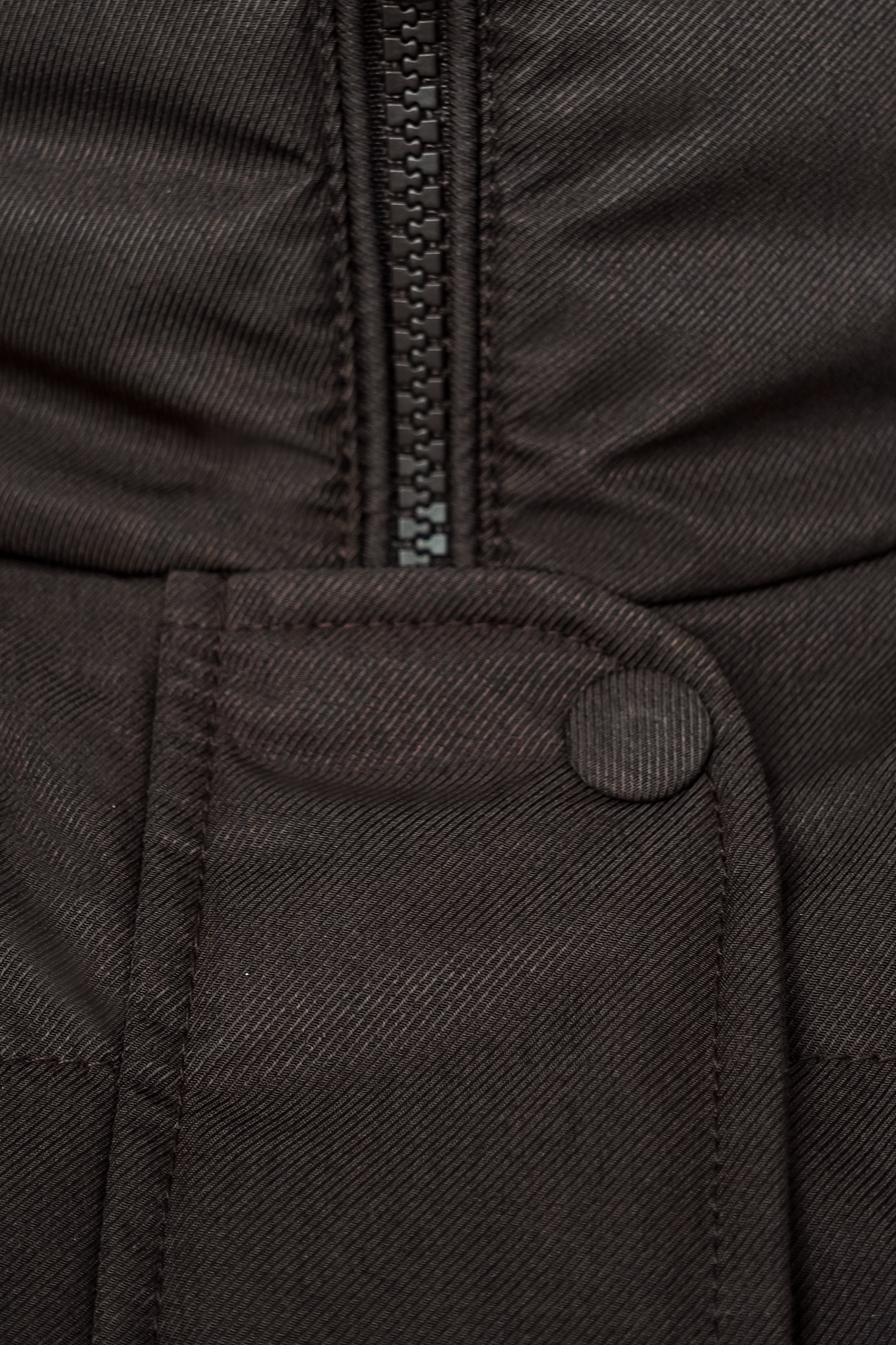 Пуховик VOSS / шоколадний