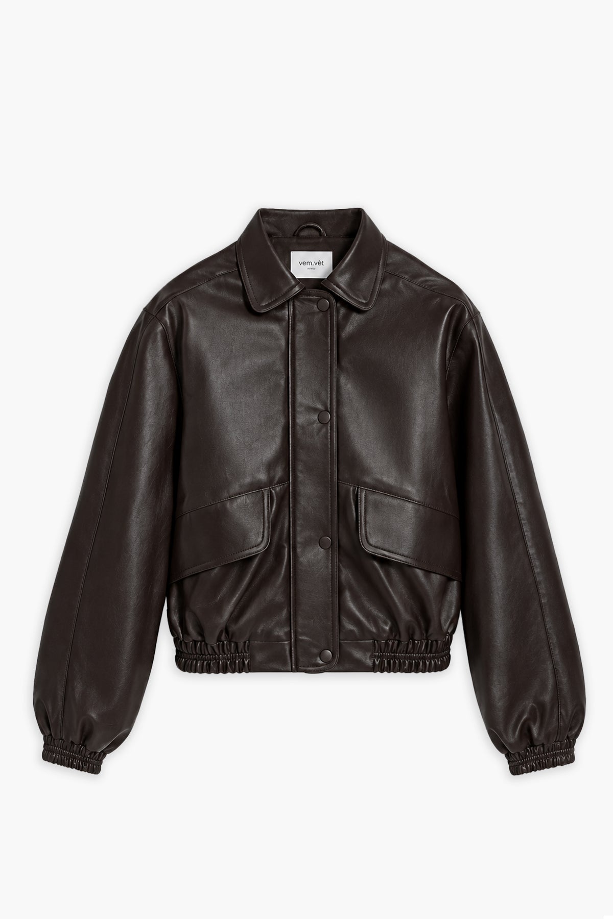 CHICAGO bomber jacket in dark chocolate