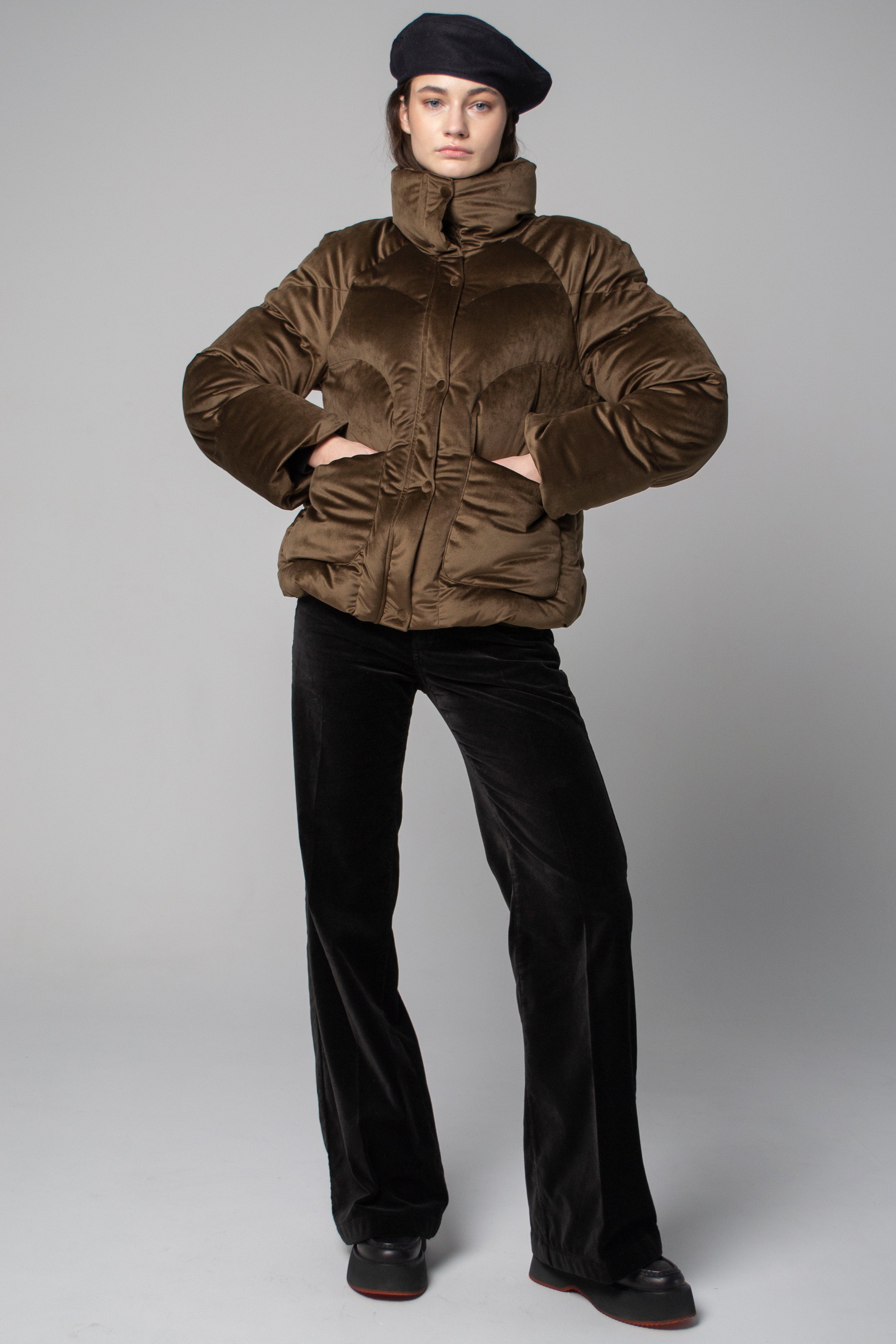 Пуховик ANTIB / горіховий