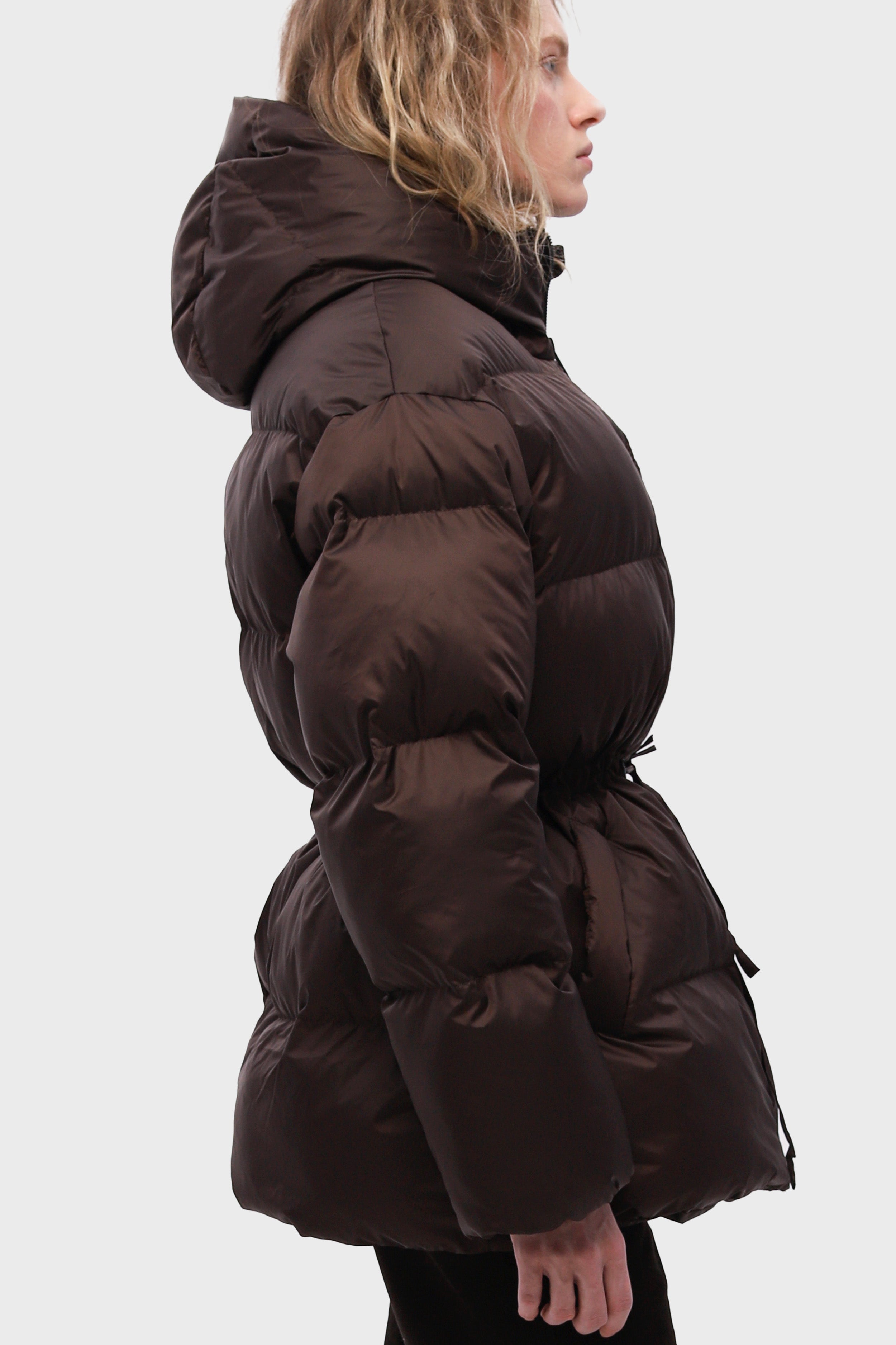 ORESUND puffer in chocolate