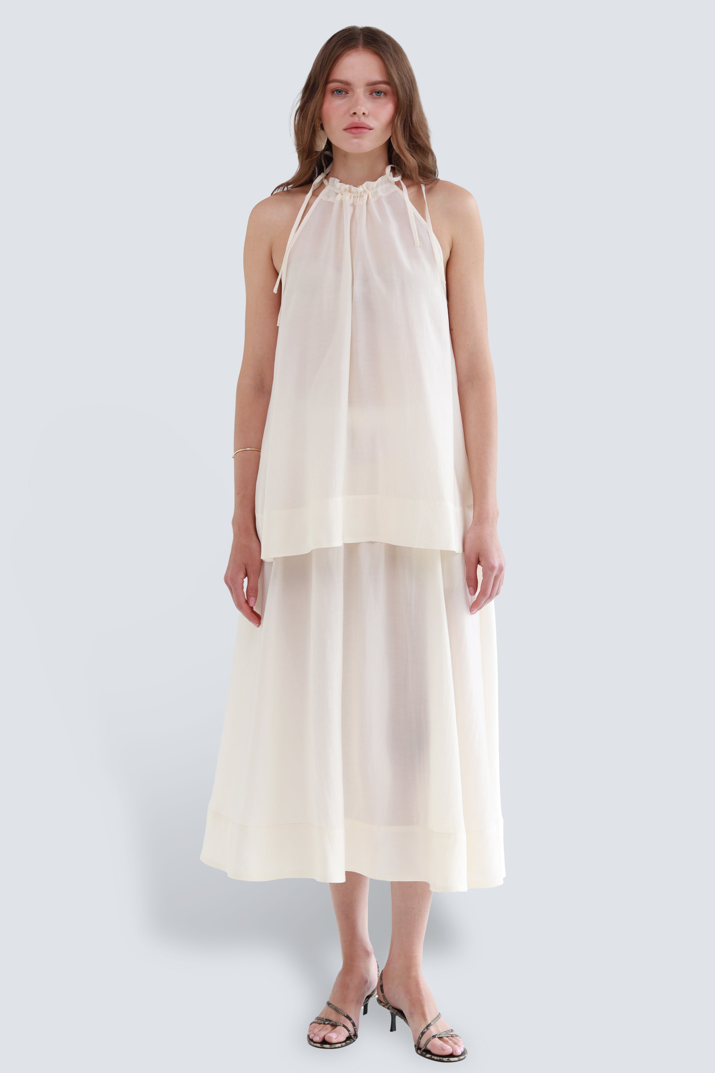 PEONY skirt in vanilla