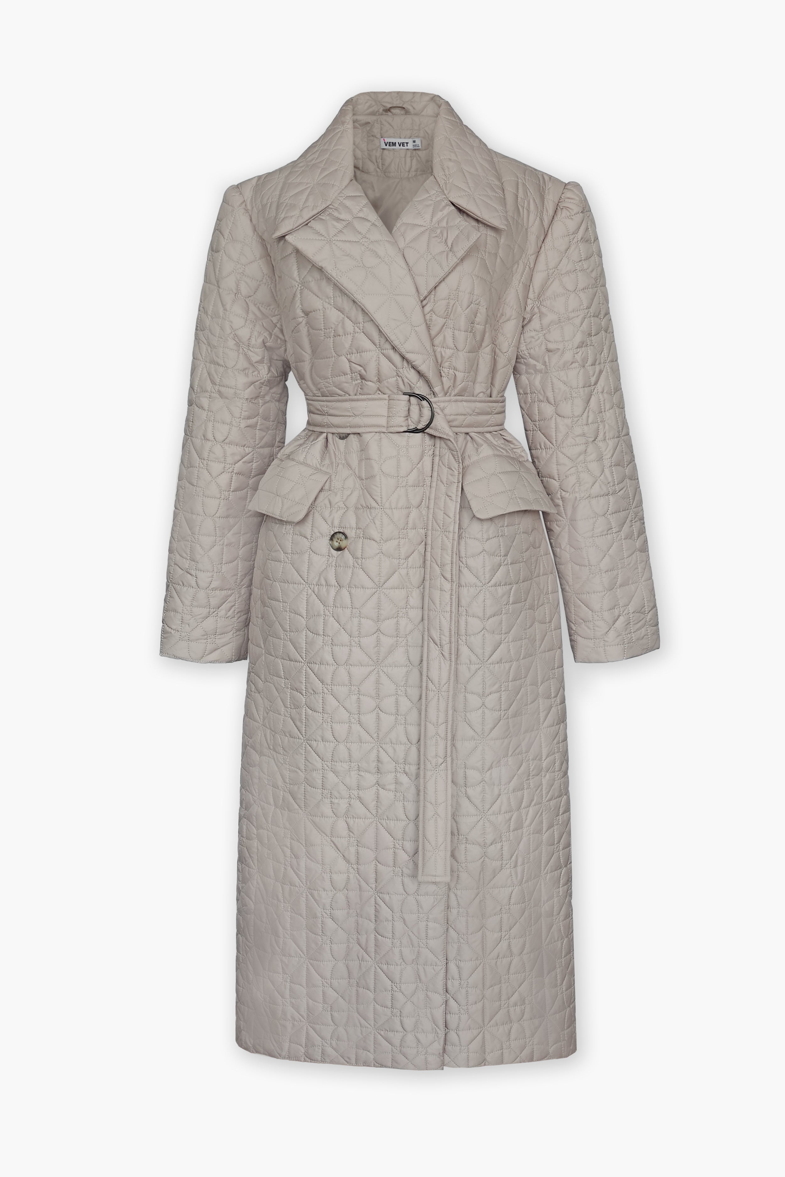 FREJA maxi coat/ ivory