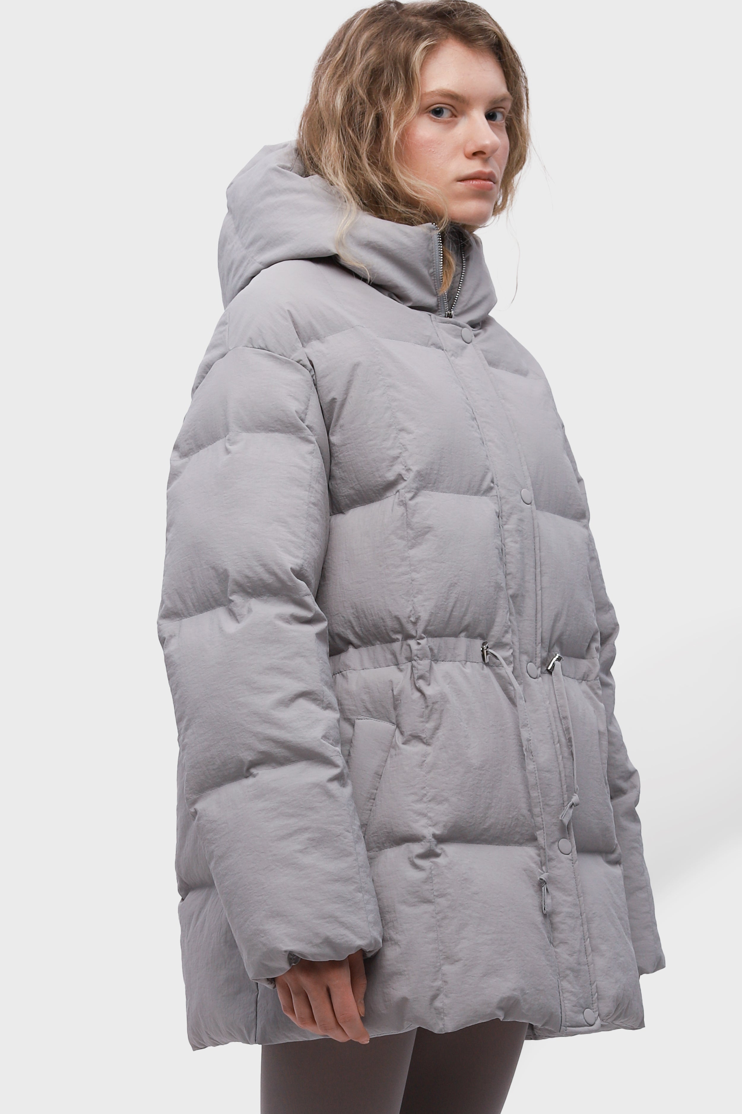 RONNE puffer jacket in grey