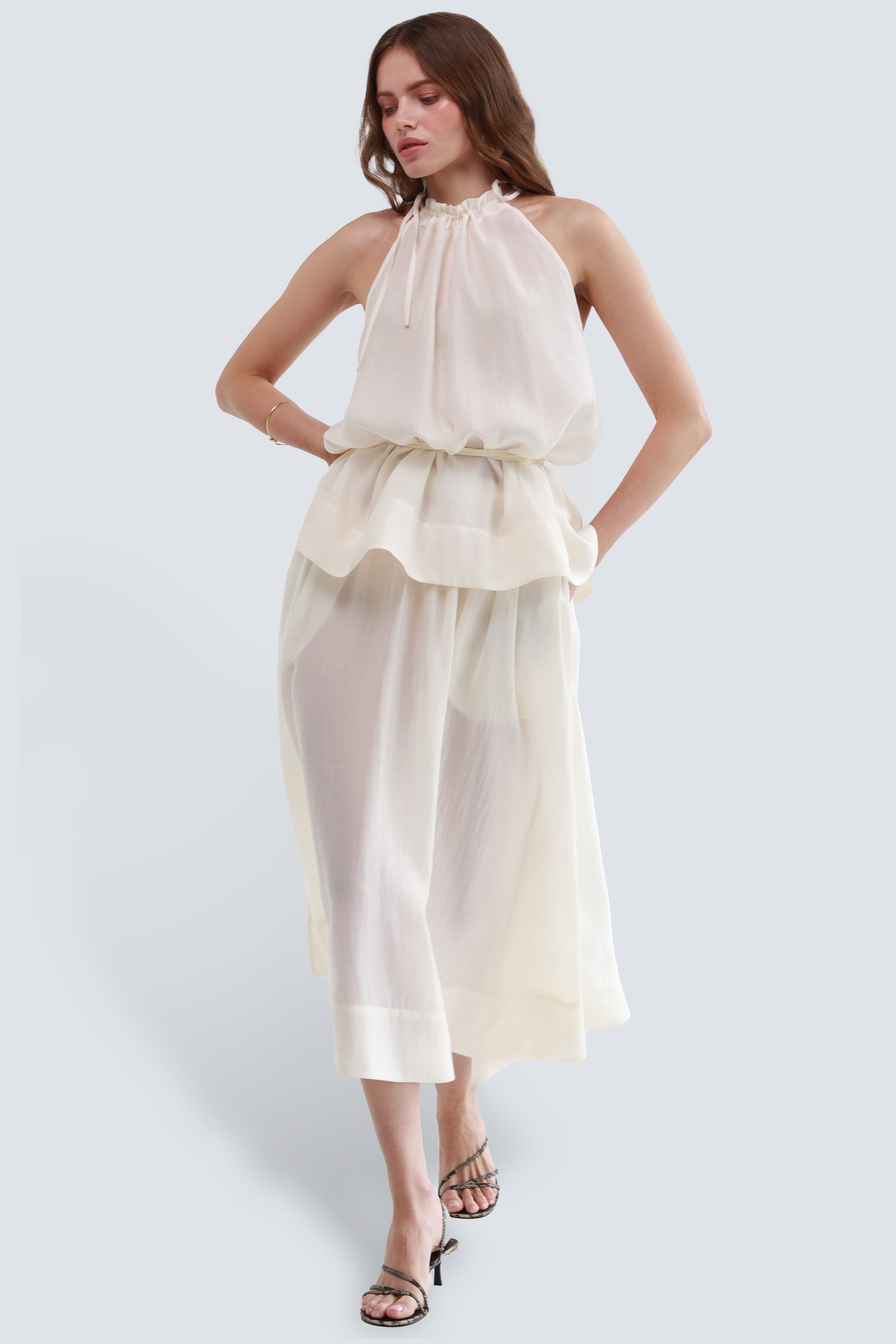 PEONY skirt in vanilla