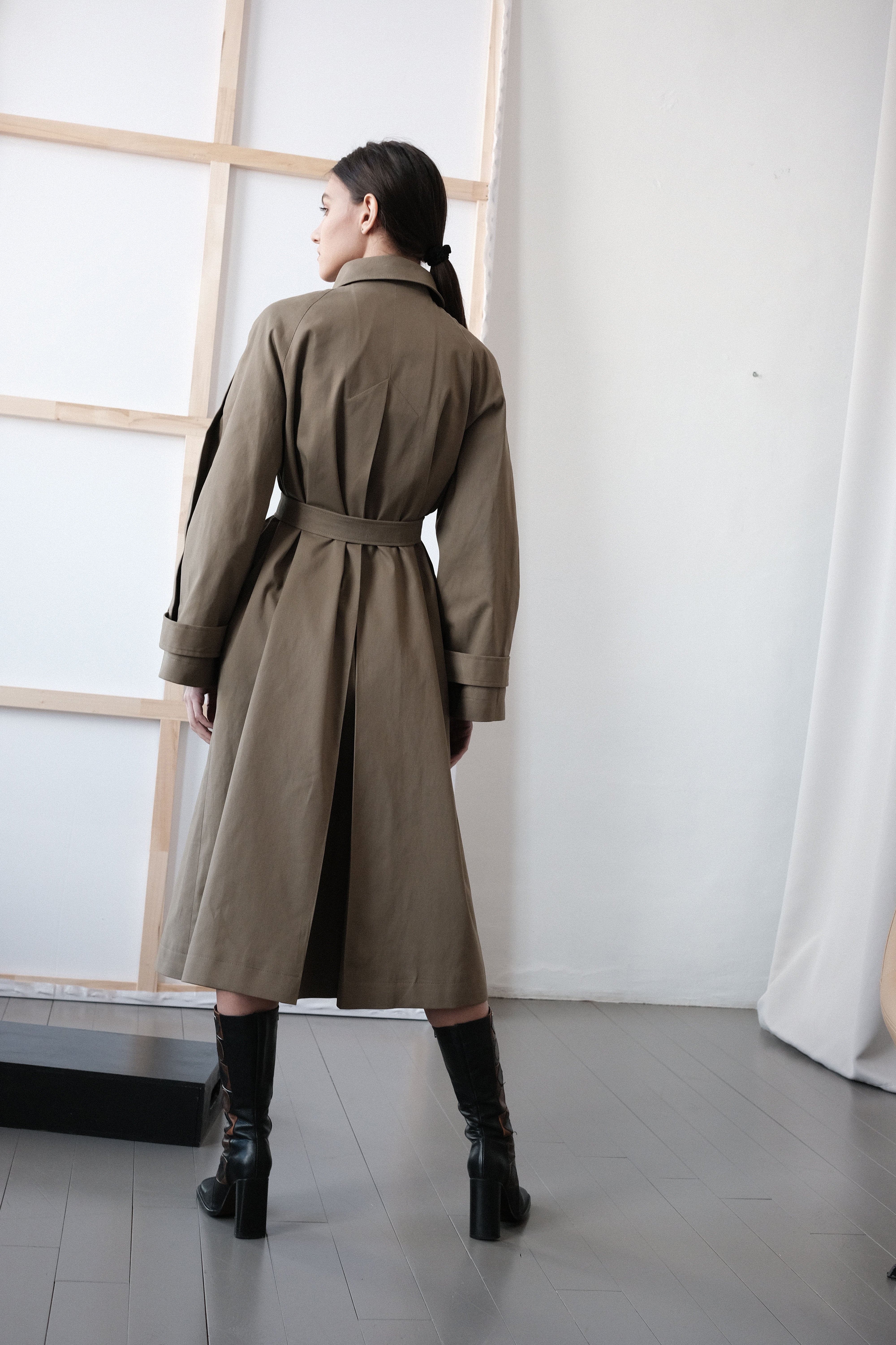 Trench coat Toronto in taupe
