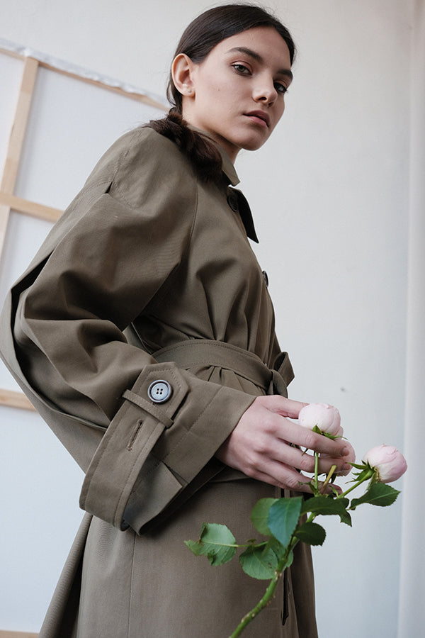 Trench coat Toronto in taupe