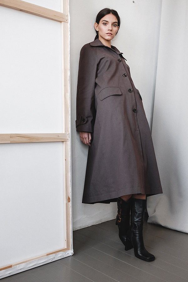 Trench coat Toronto in grey