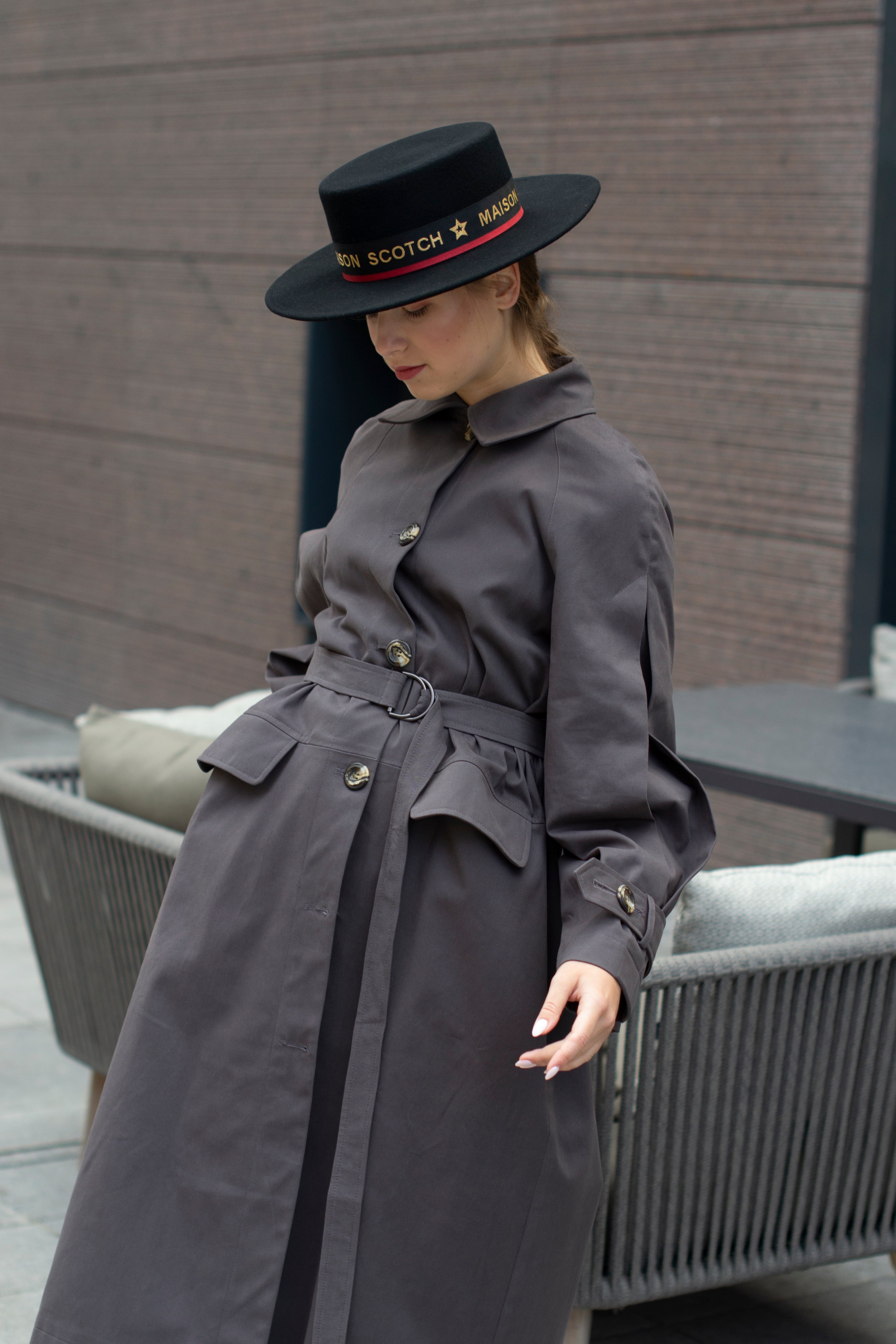 Trench coat Toronto in grey
