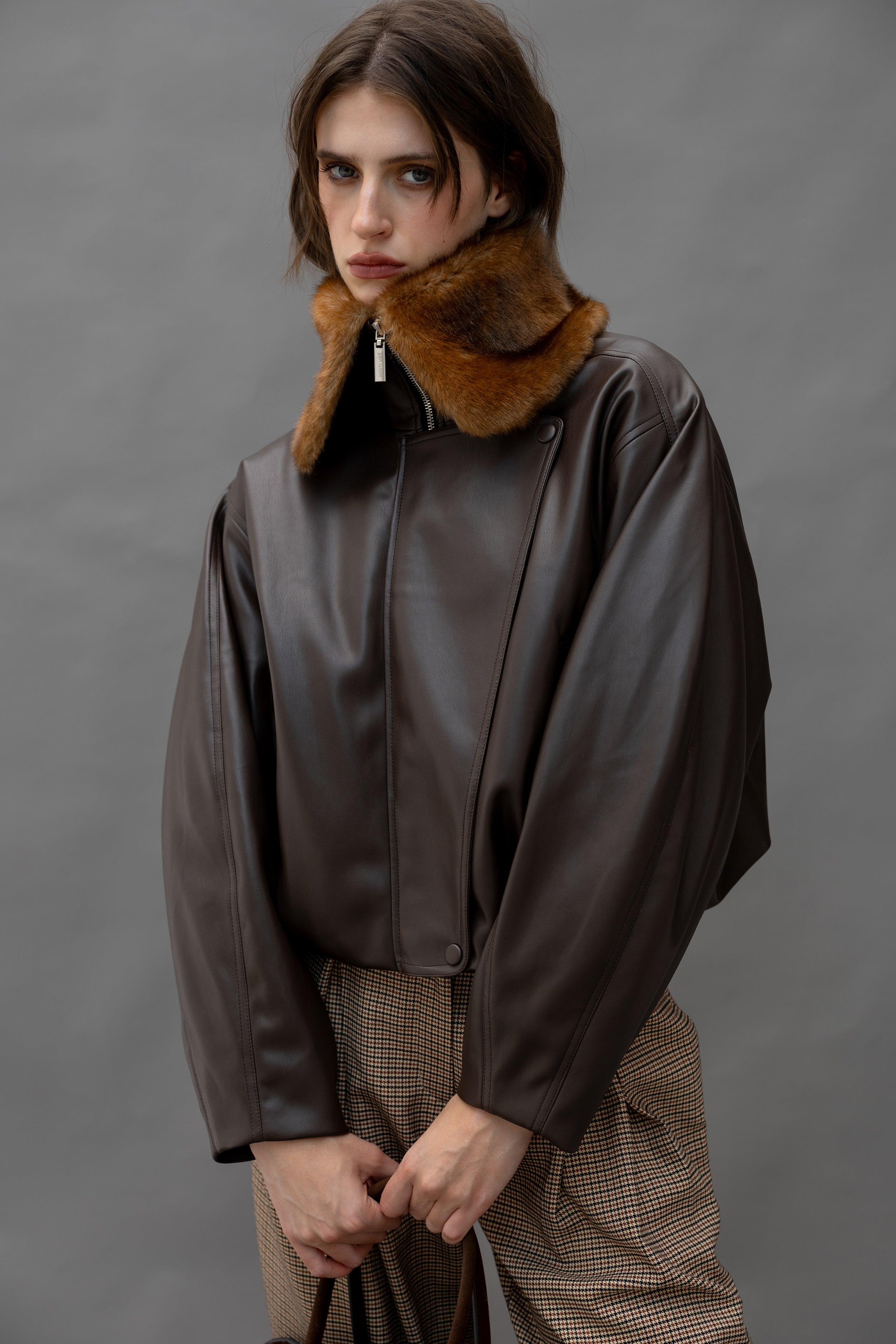 ATLAS jacket in dark chocolate