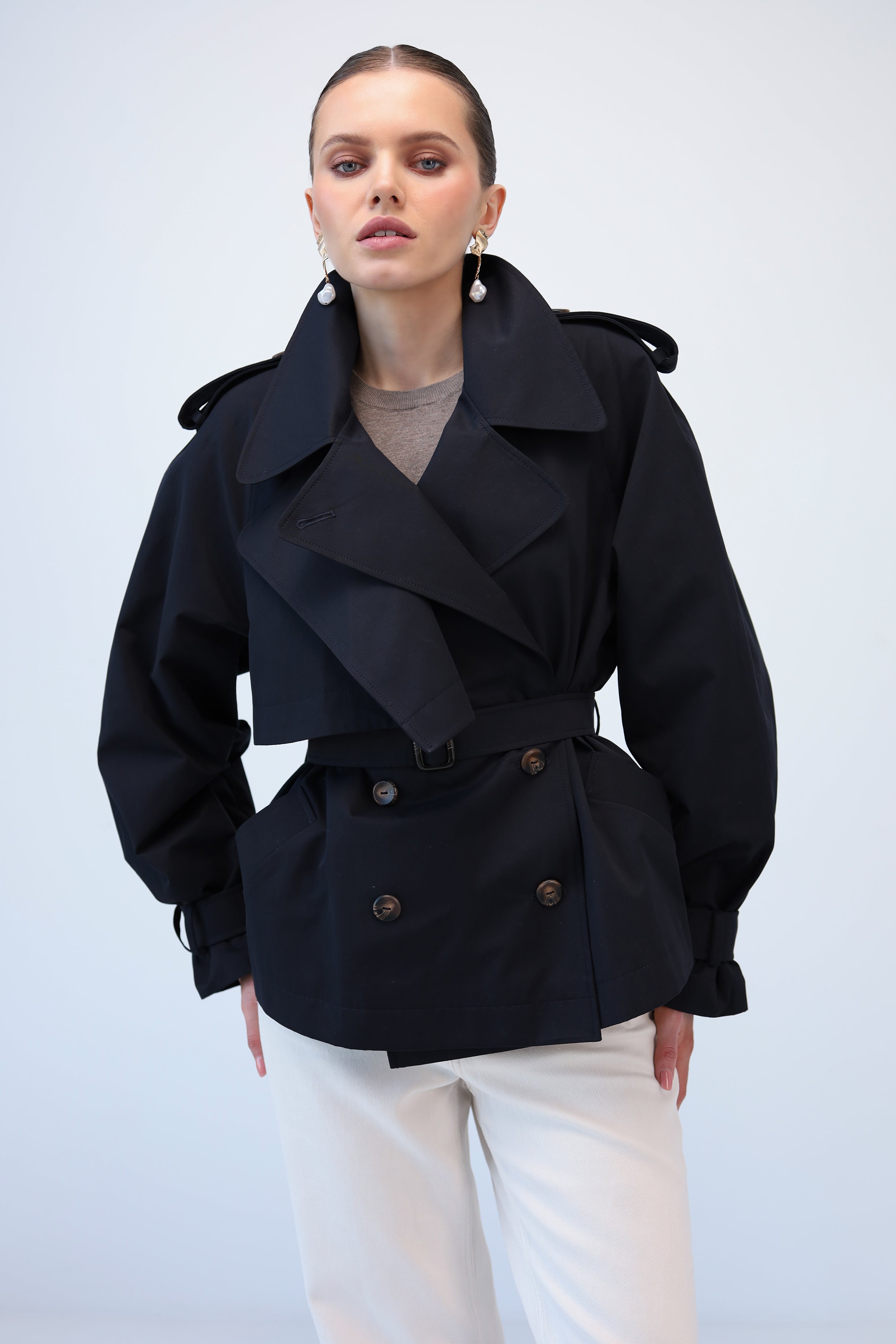 Тренч MILANO / темний синій