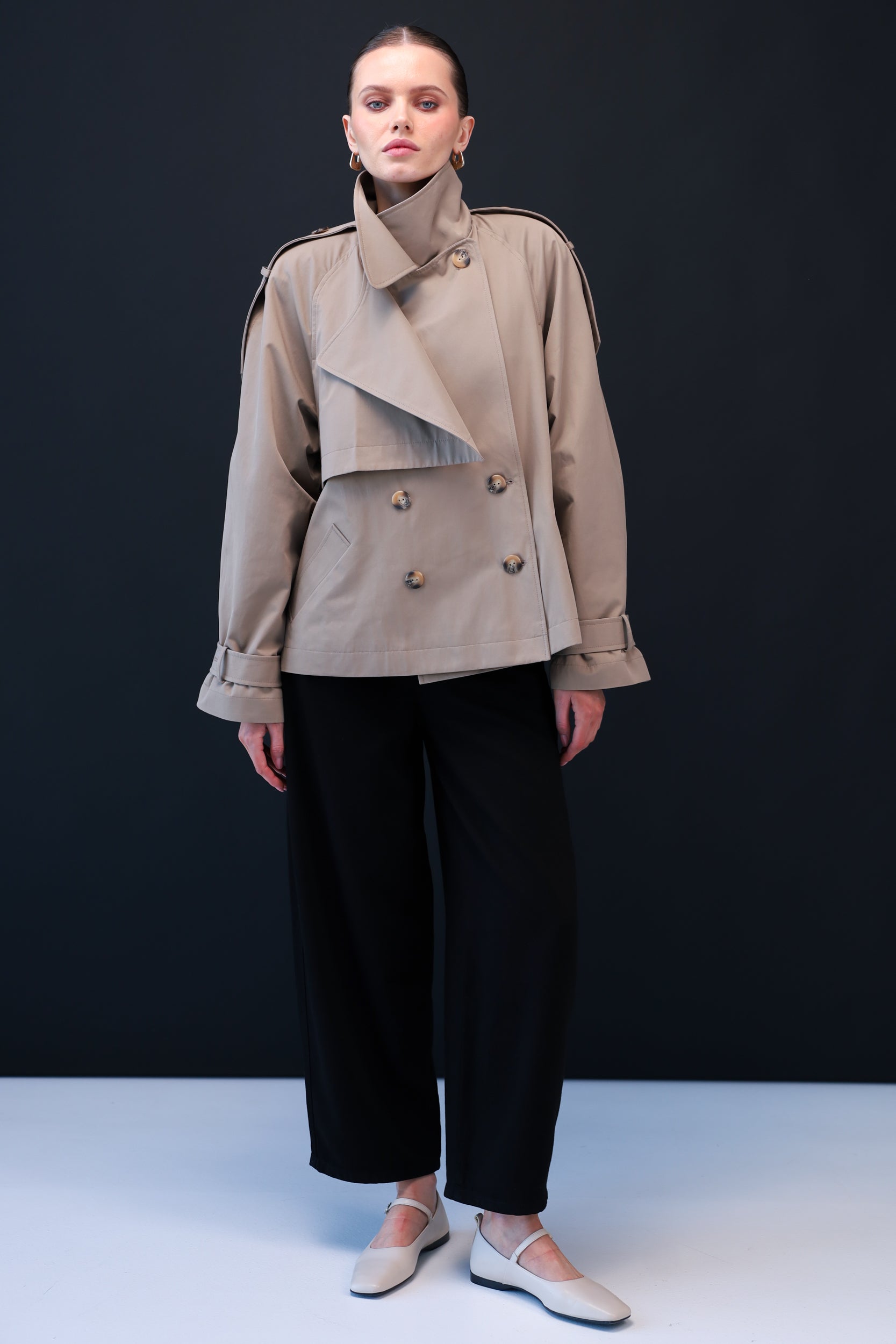 Тренч MILANO / бежевий