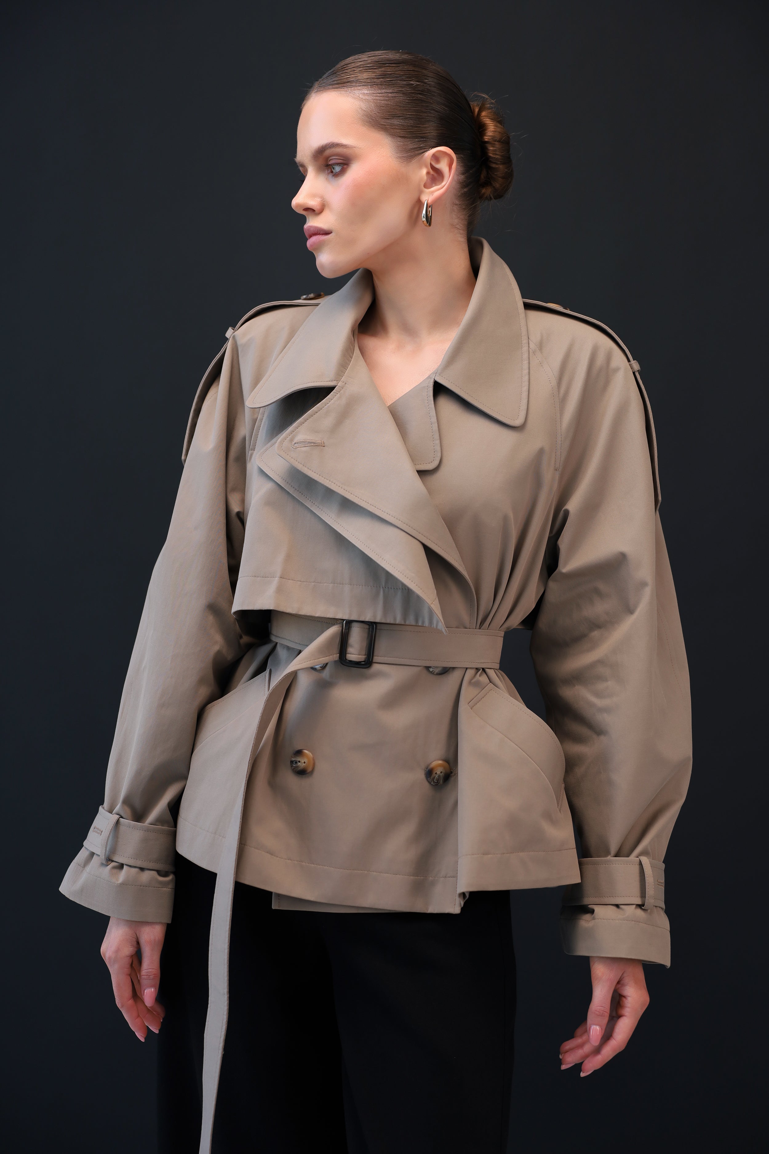 Тренч MILANO / бежевий