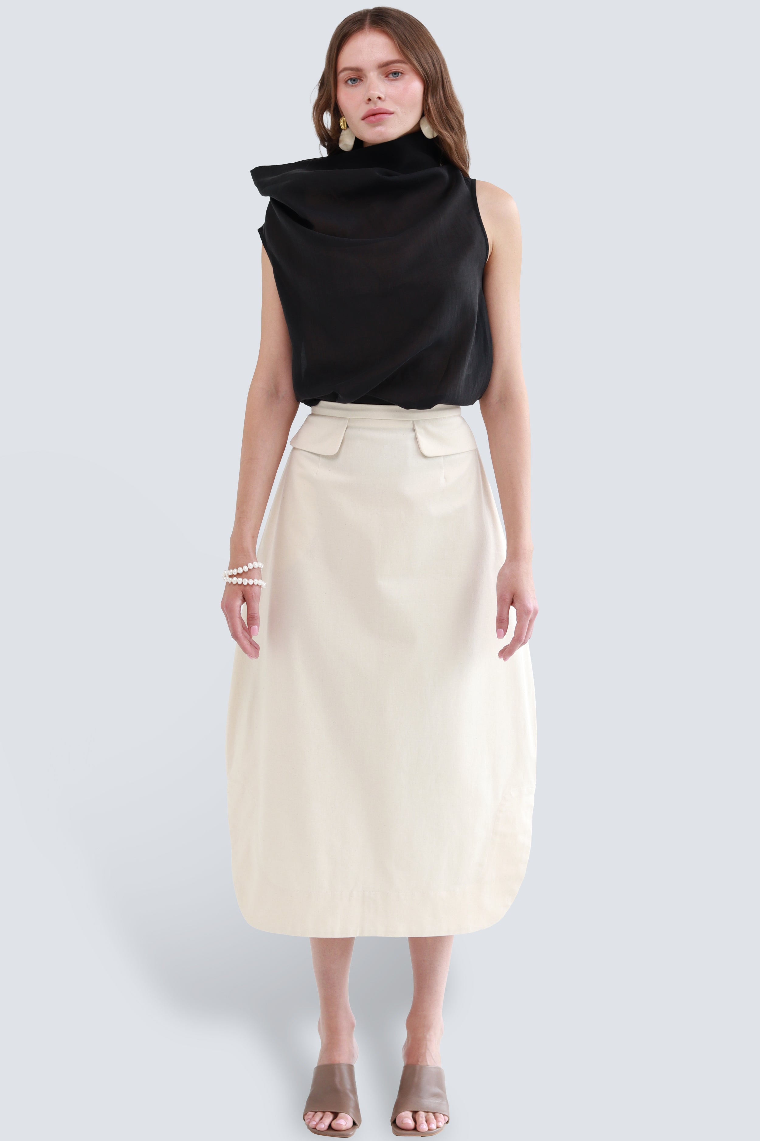 INGRID top in black