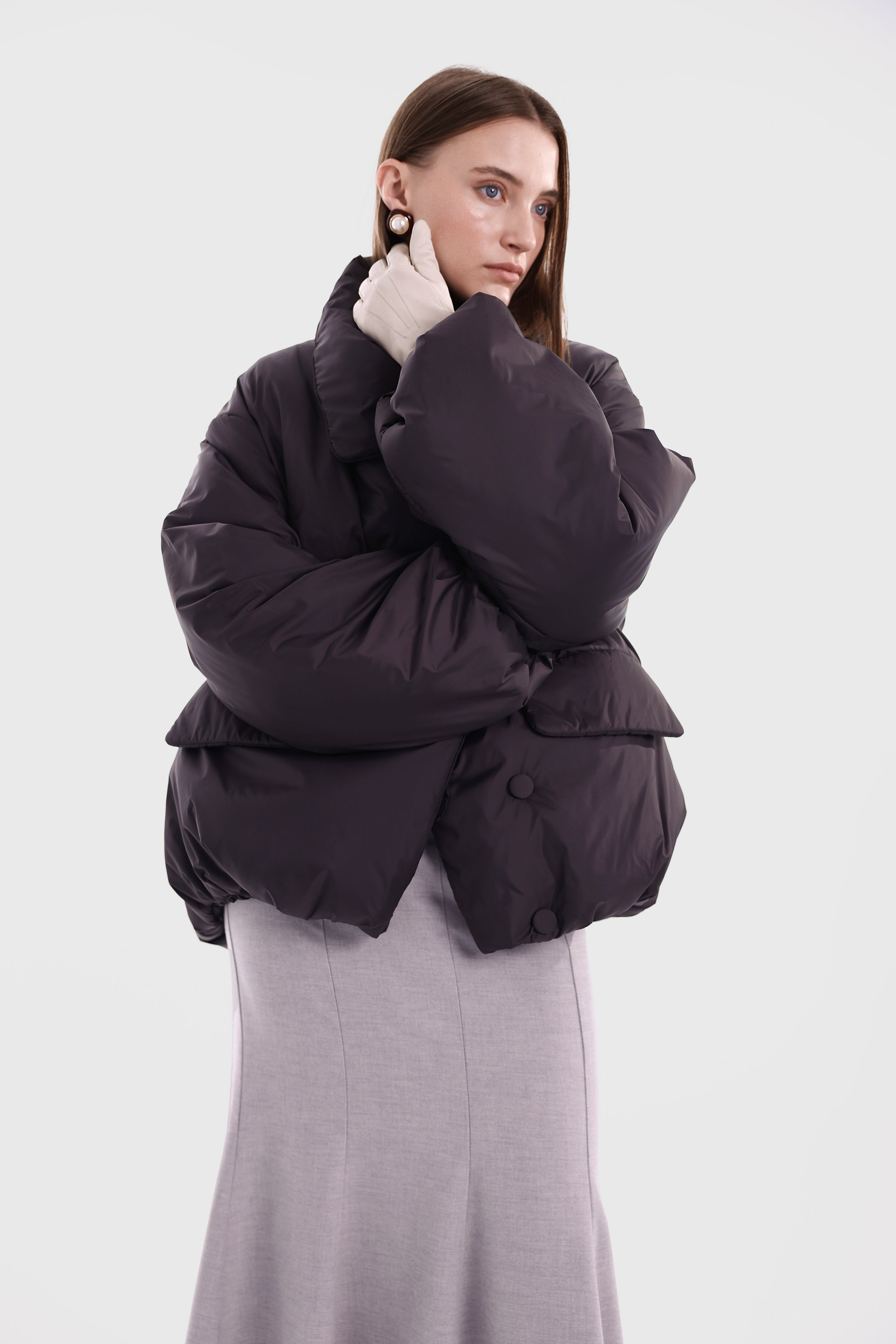 YUKI jacket in taupe