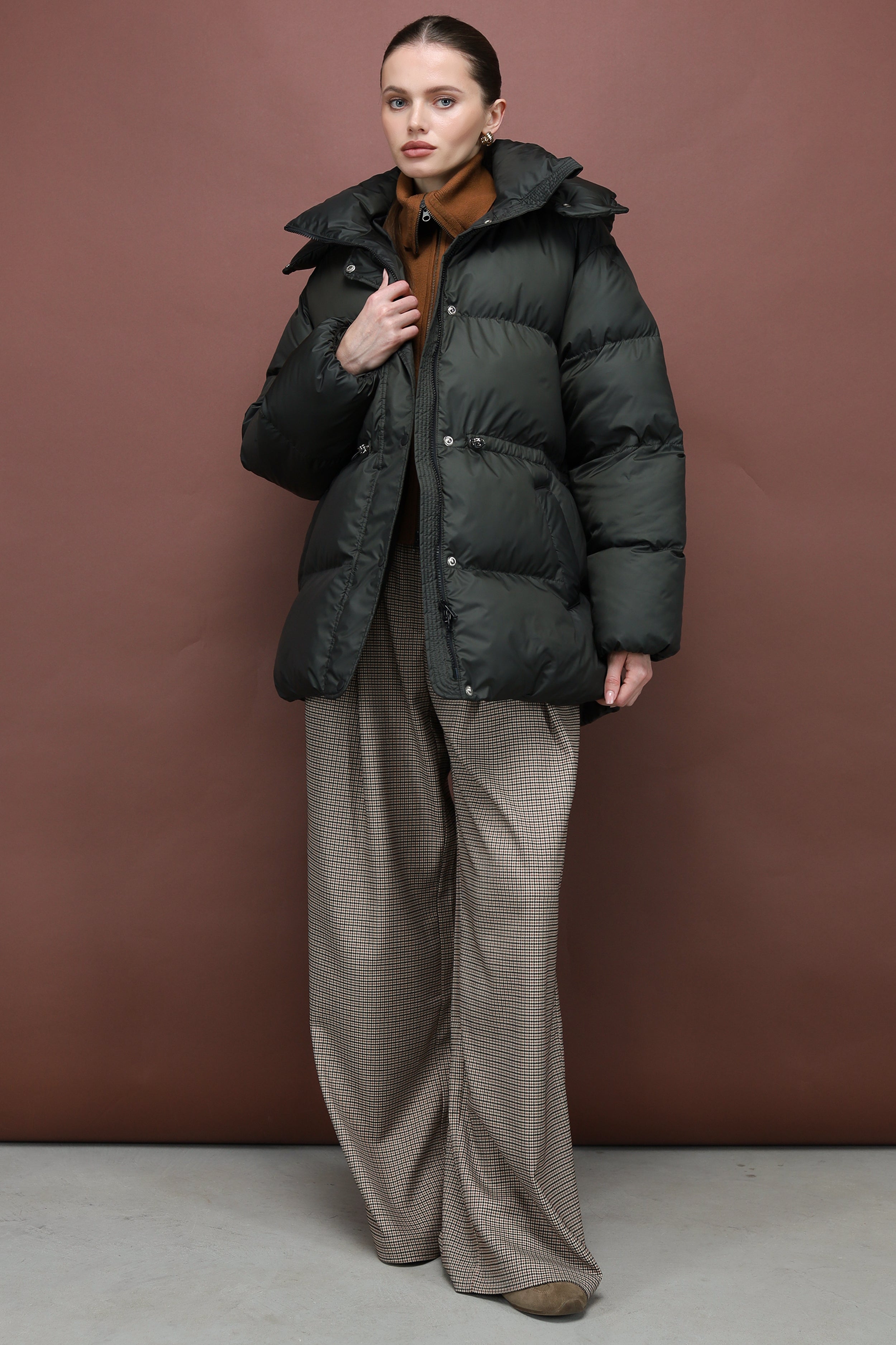 Пуховик ORESUND / темний зелений