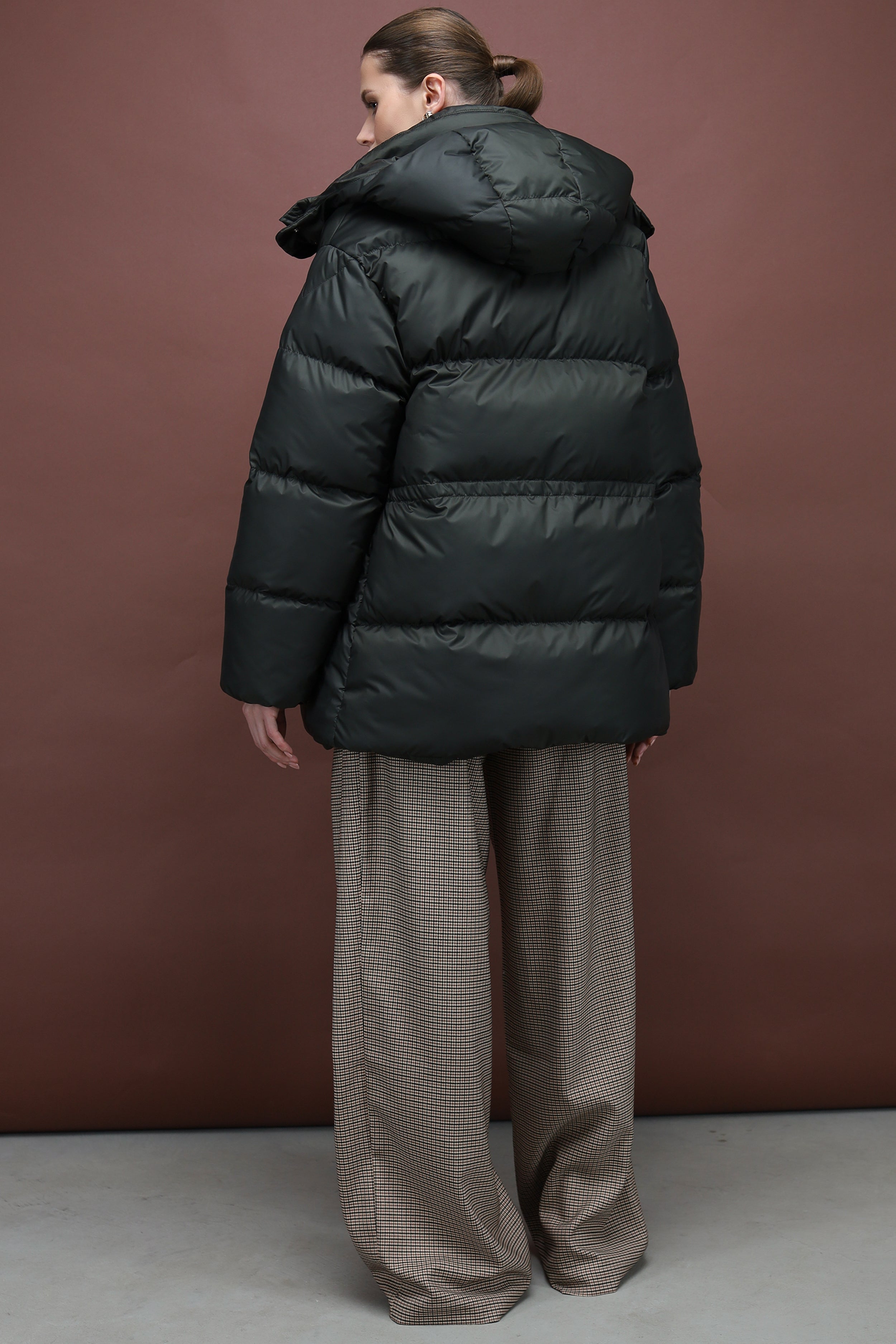 Пуховик ORESUND / темний зелений