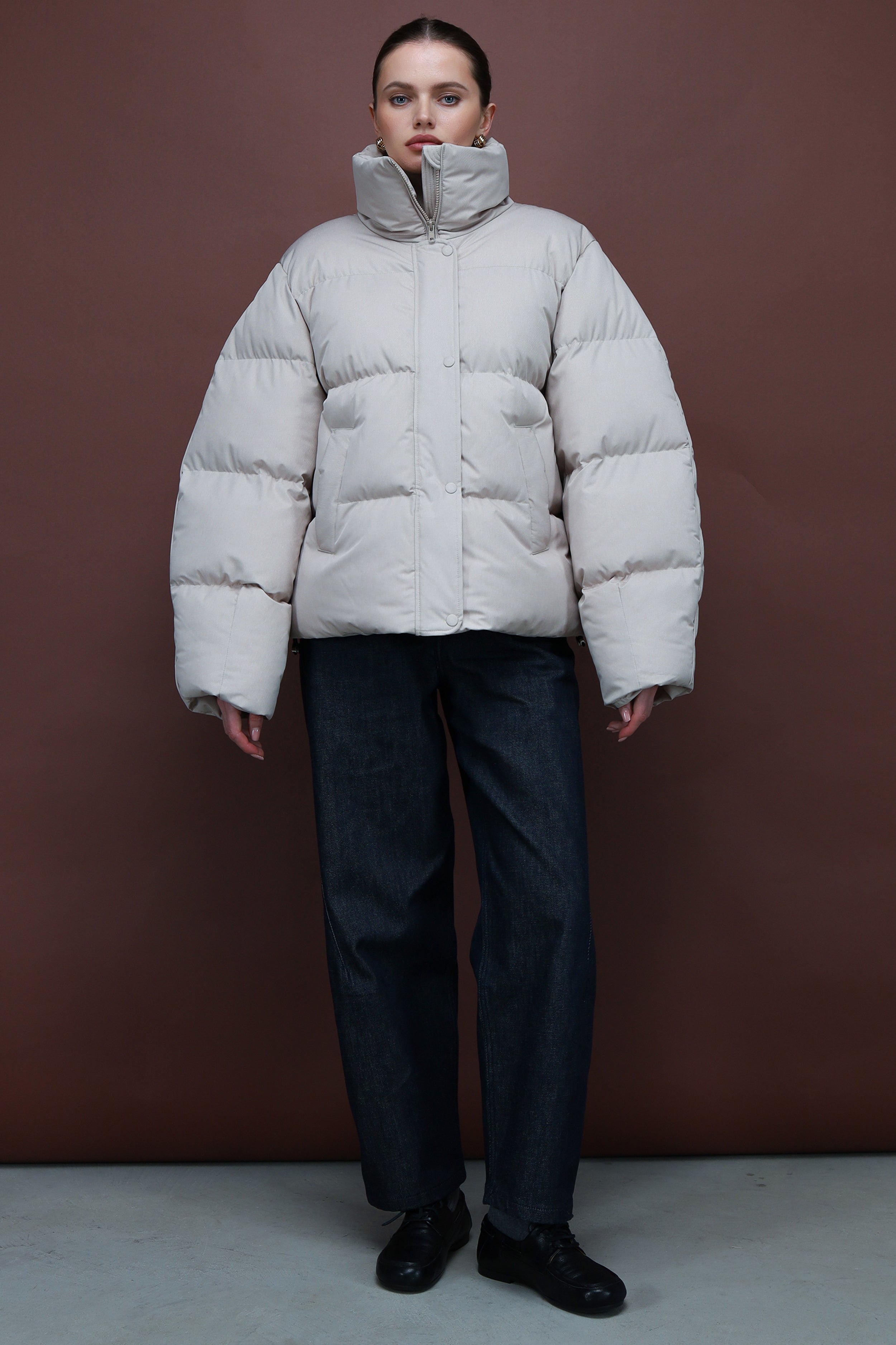 Пуховик VOSS / пісочний