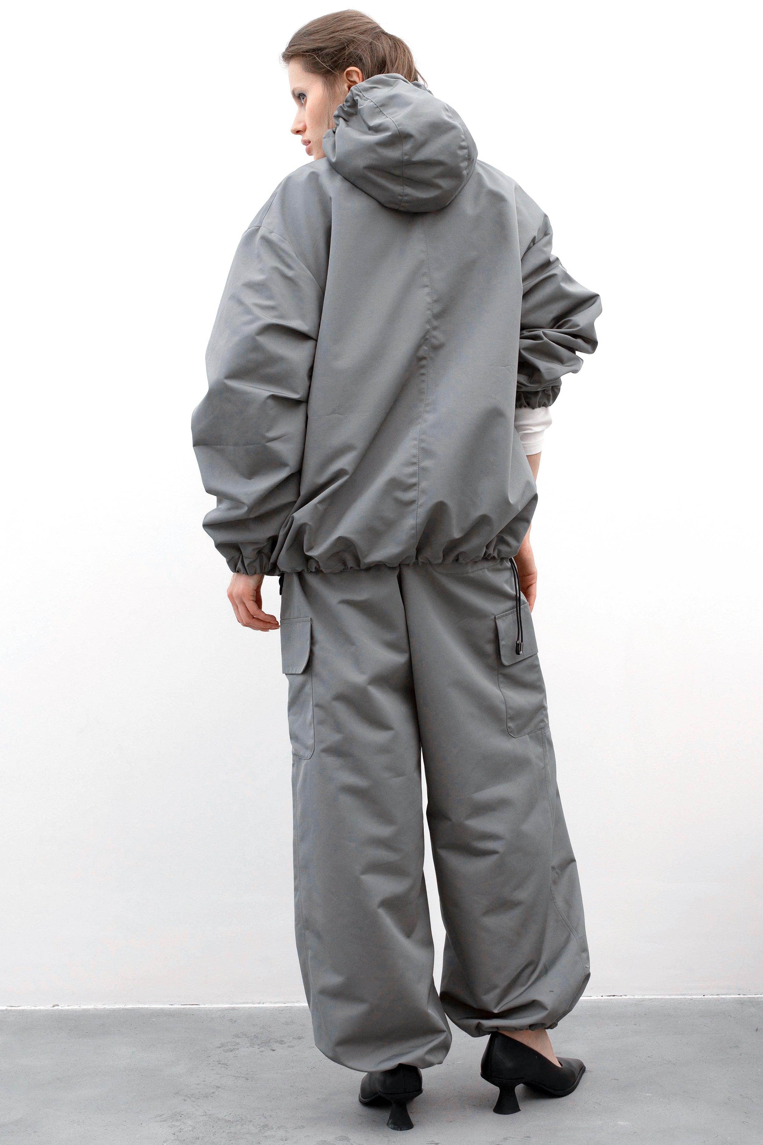 RAIN jacket in green grey