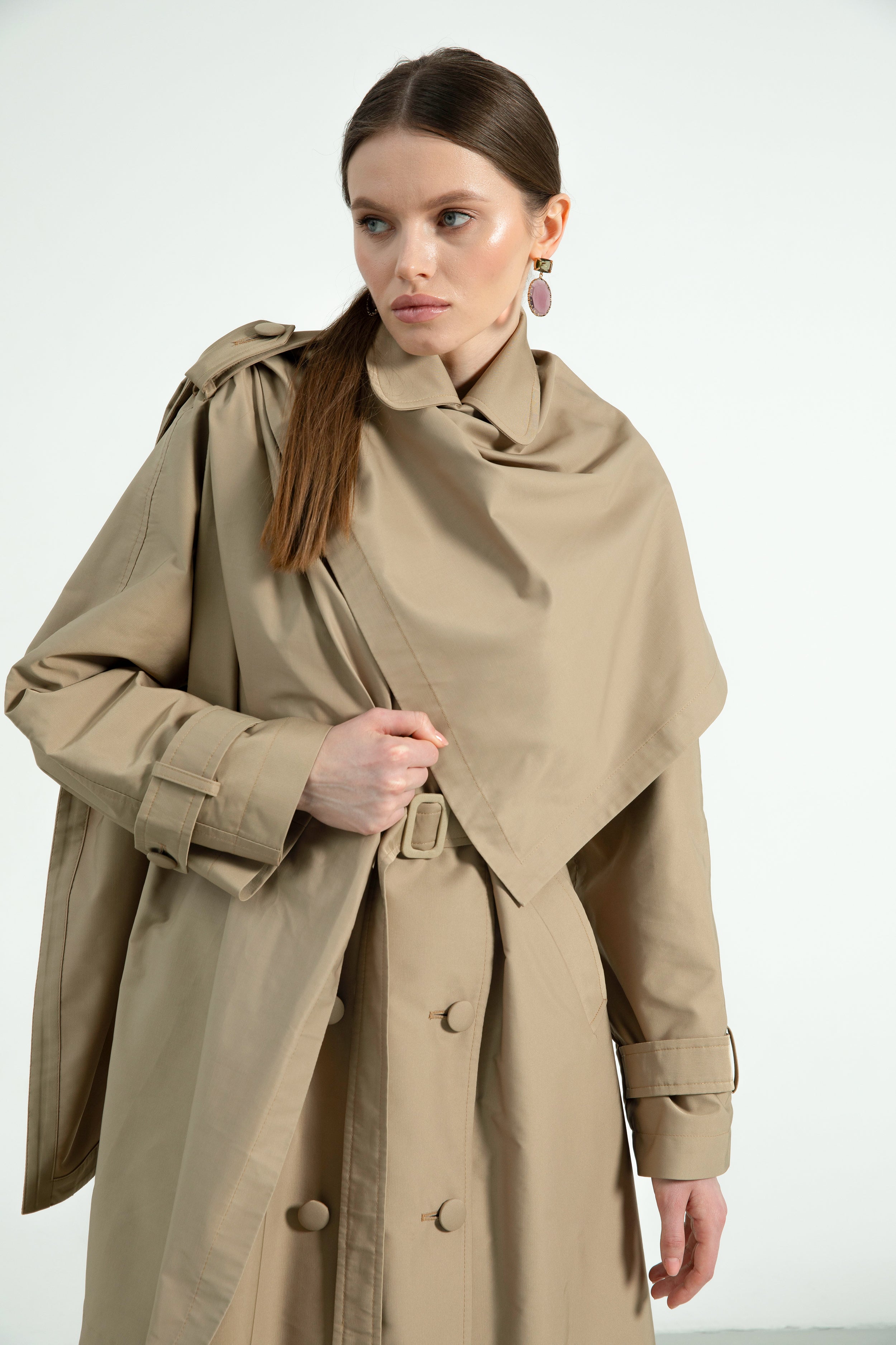 AMSTERDAM trench coat / biege