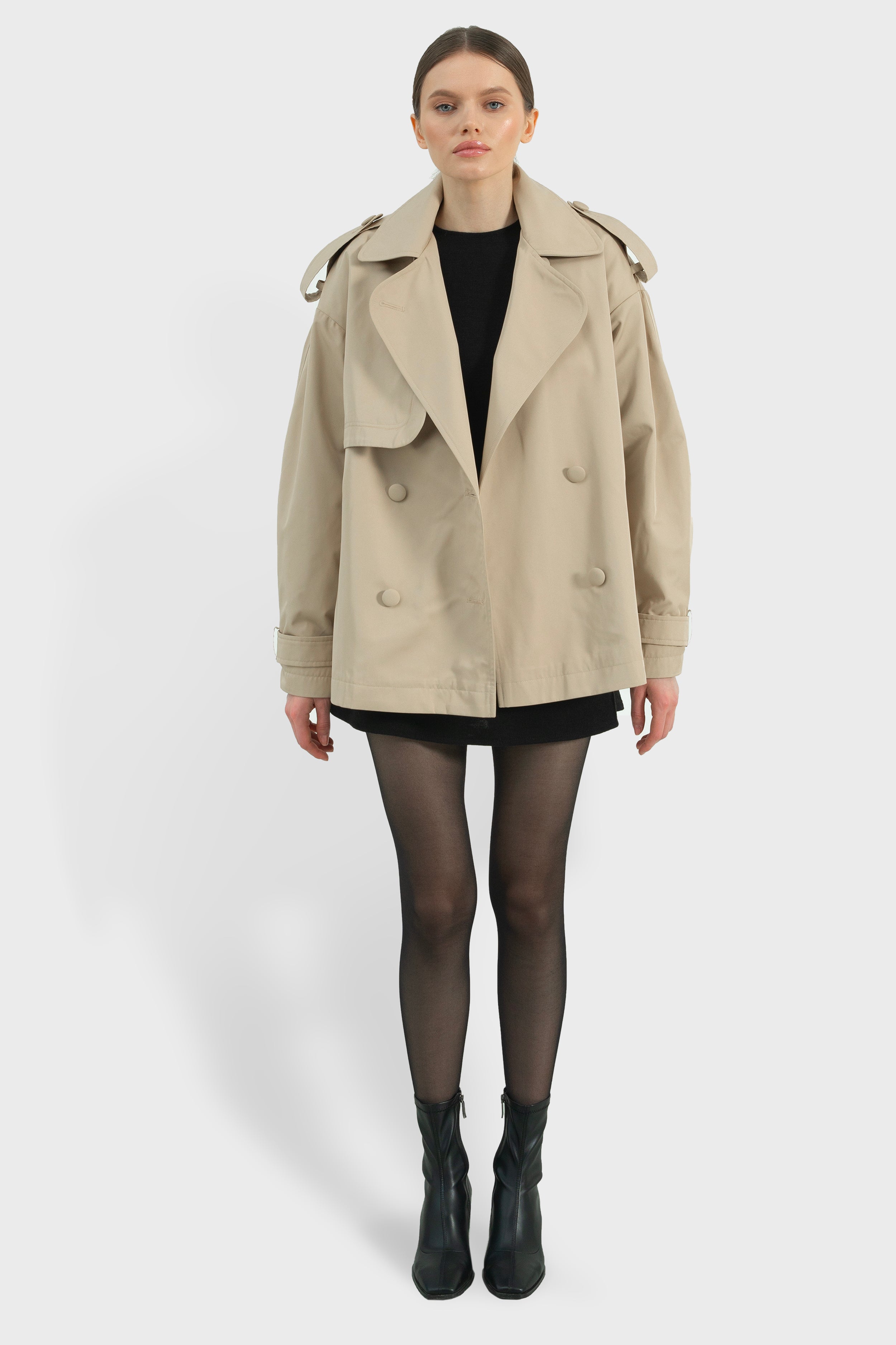 PARIS short trench coat