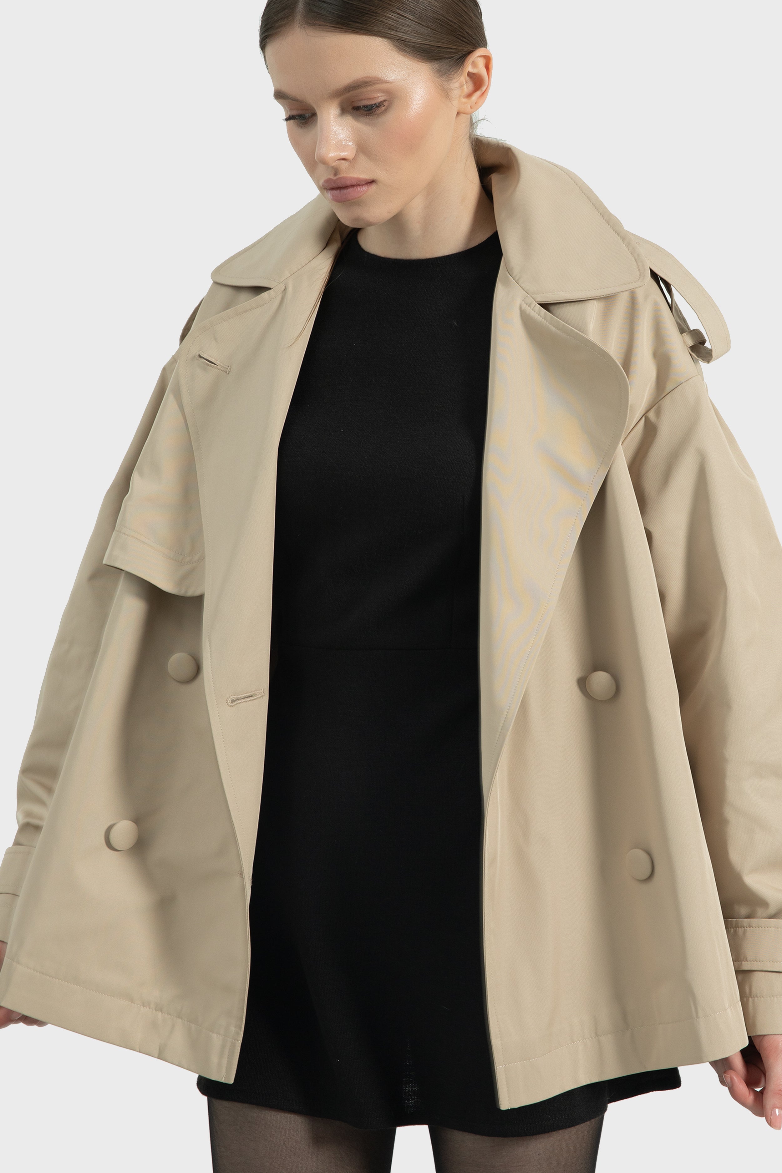 PARIS short trench coat