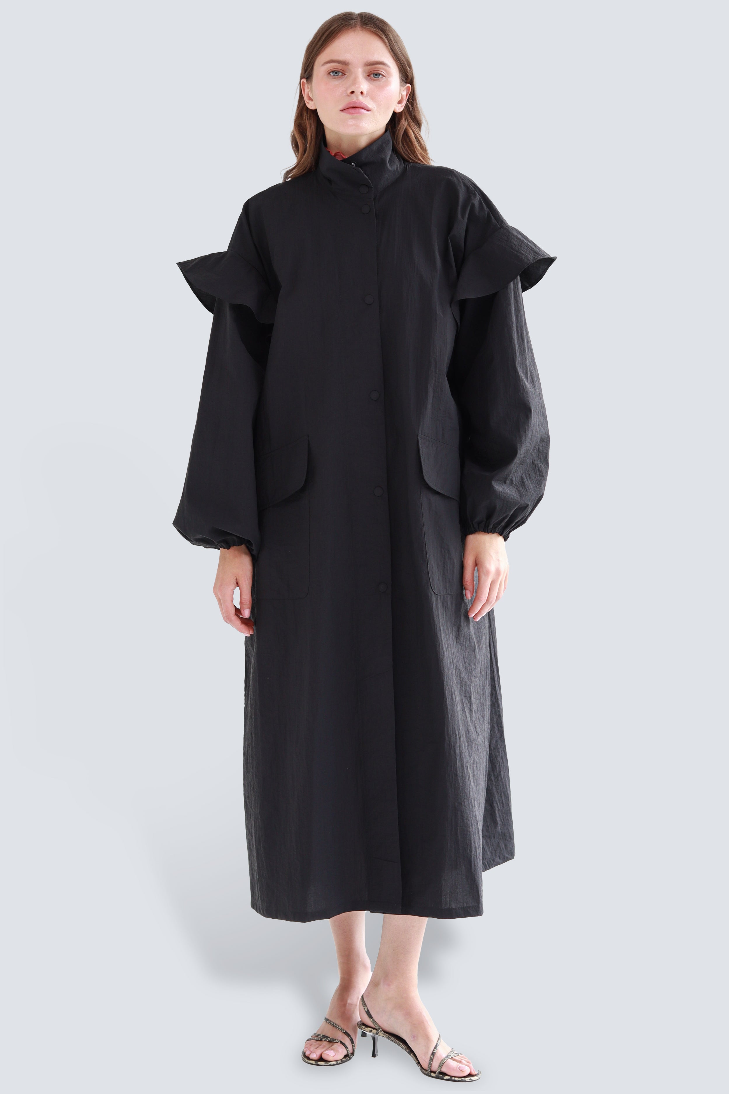EVA parka in black